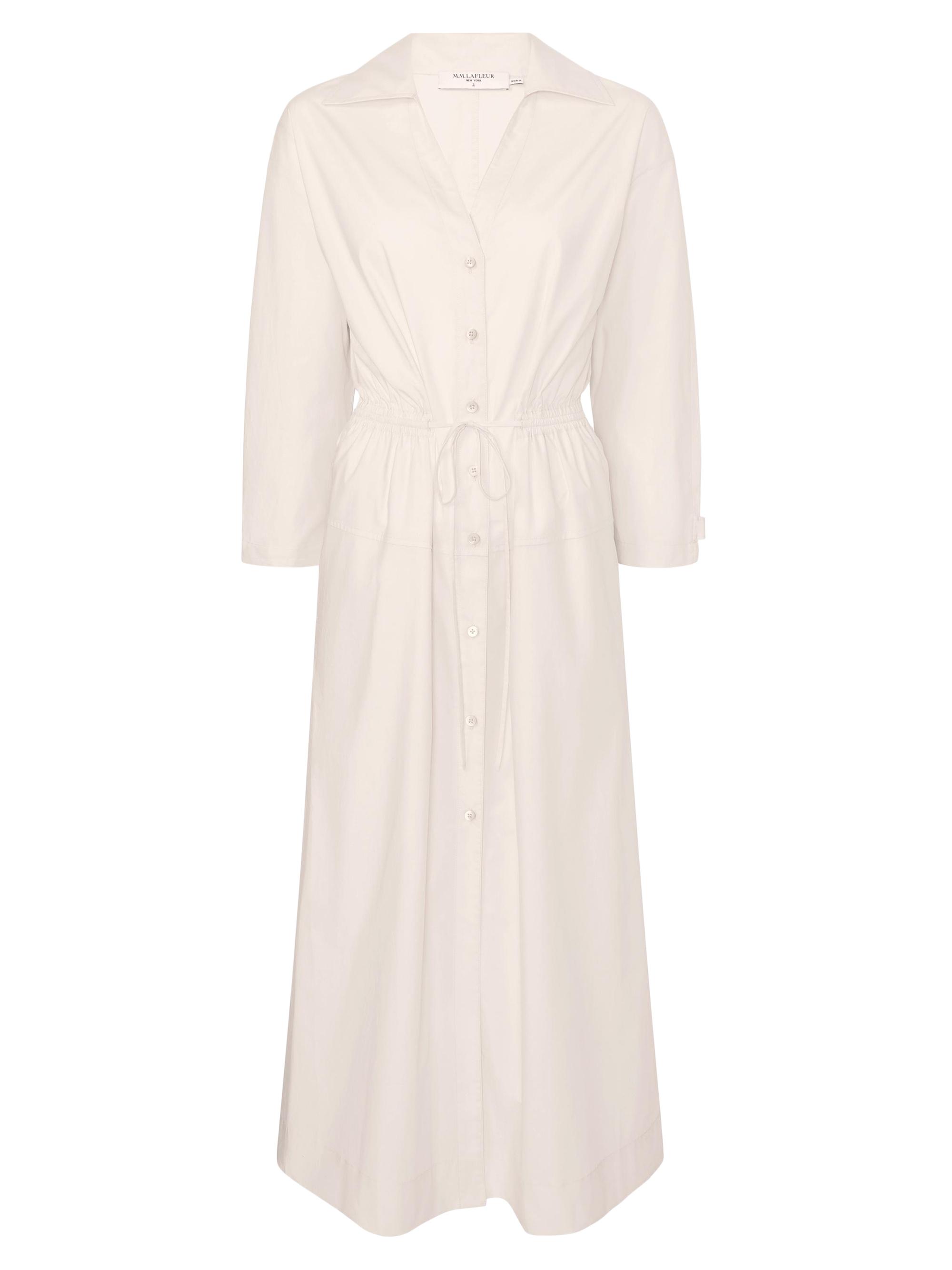 M.M.LaFleur Women's Boden Al Fresco Cotton Poplin Dress - Eggshell