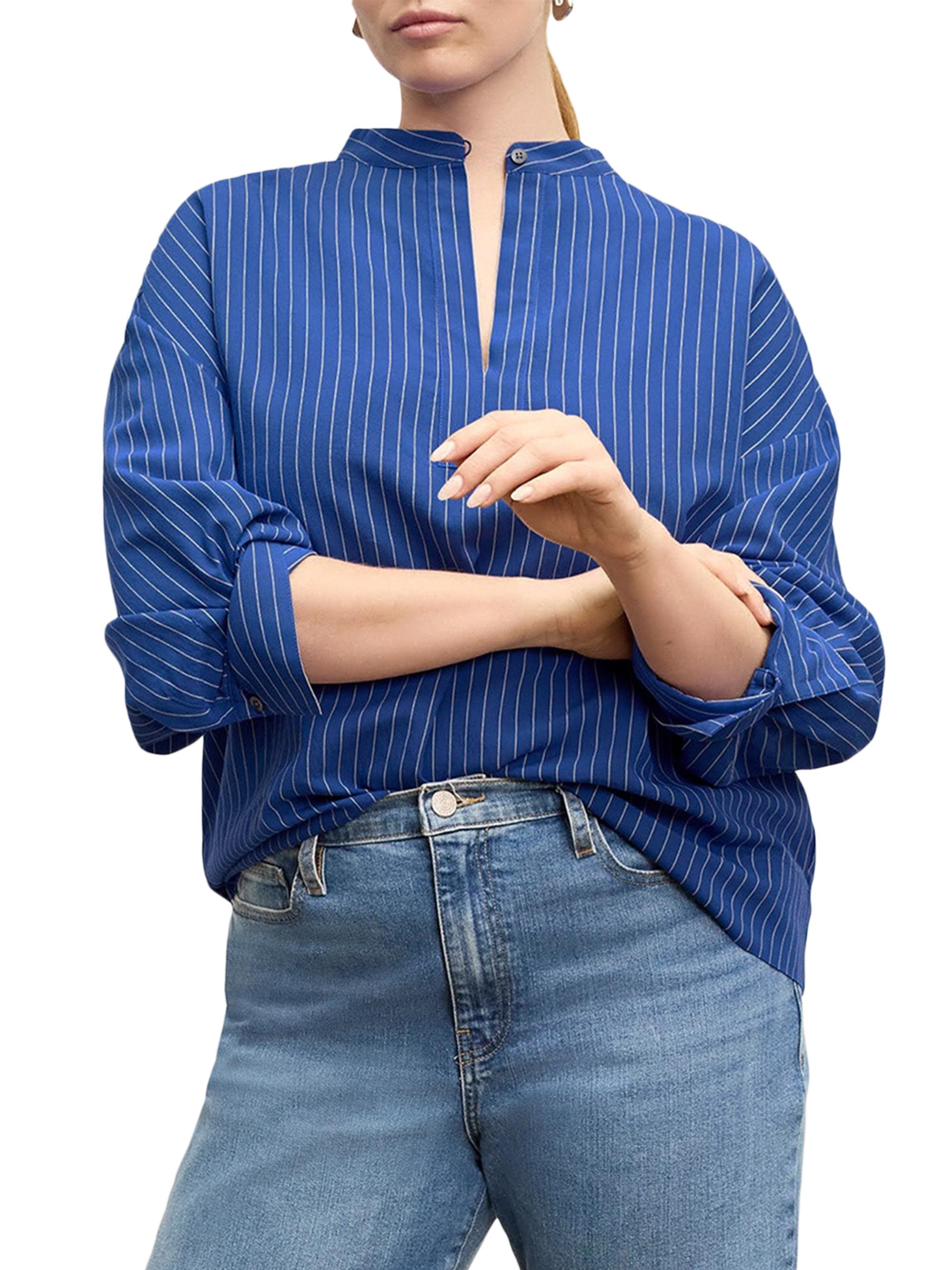 M.M.LaFleur Women's Kylan Vacation Soft Stripe Top - River