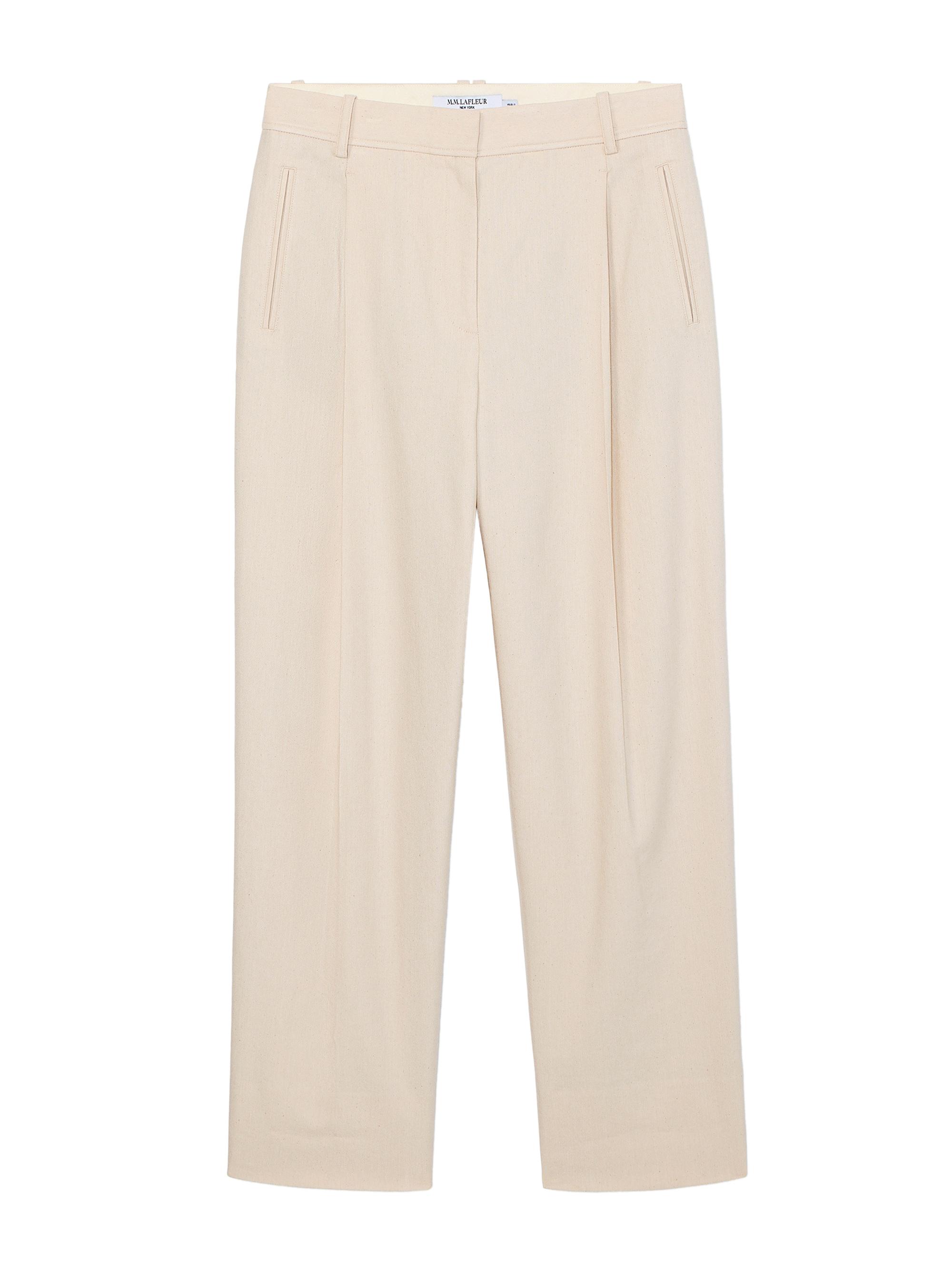 M.M.LaFleur Women's Arlo Breeze Cotton Viscose Pants - Natural