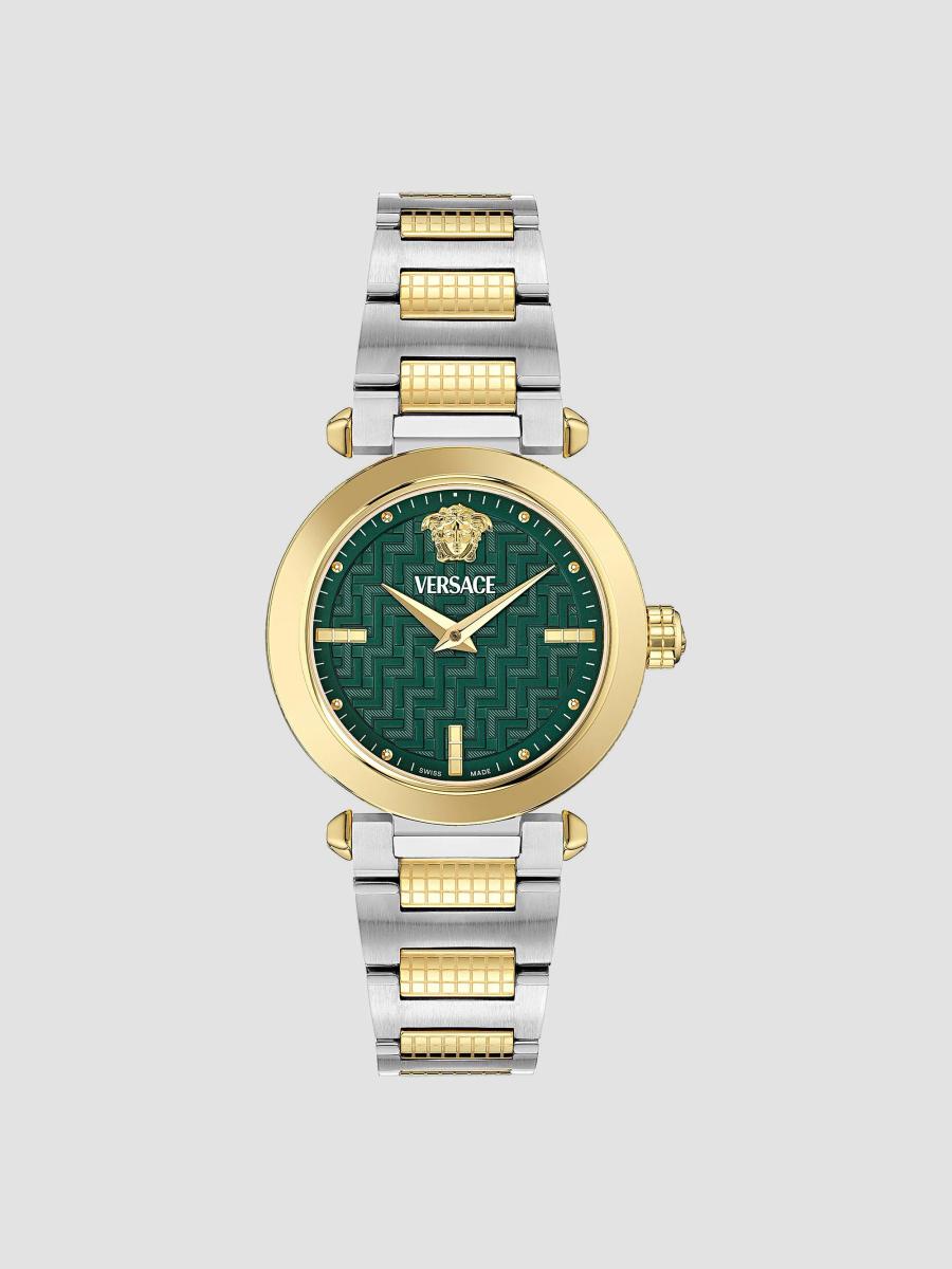Versace Versace Greek Two-Tone Stainless Steel/35MM | Saks  display picture 1