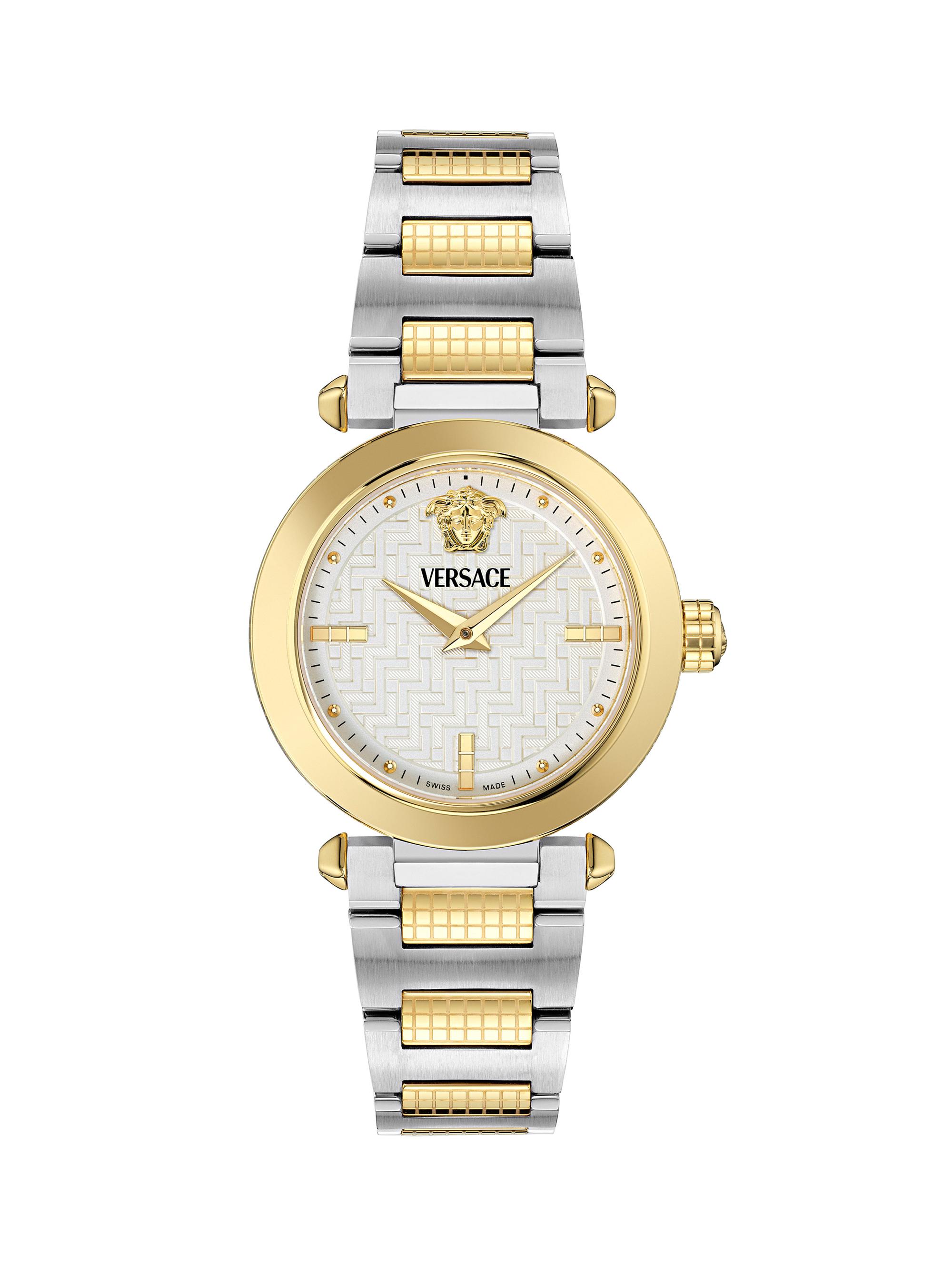 Versace Women's  Greek Two-Tone Stainless Steel/35MM - Two Tone