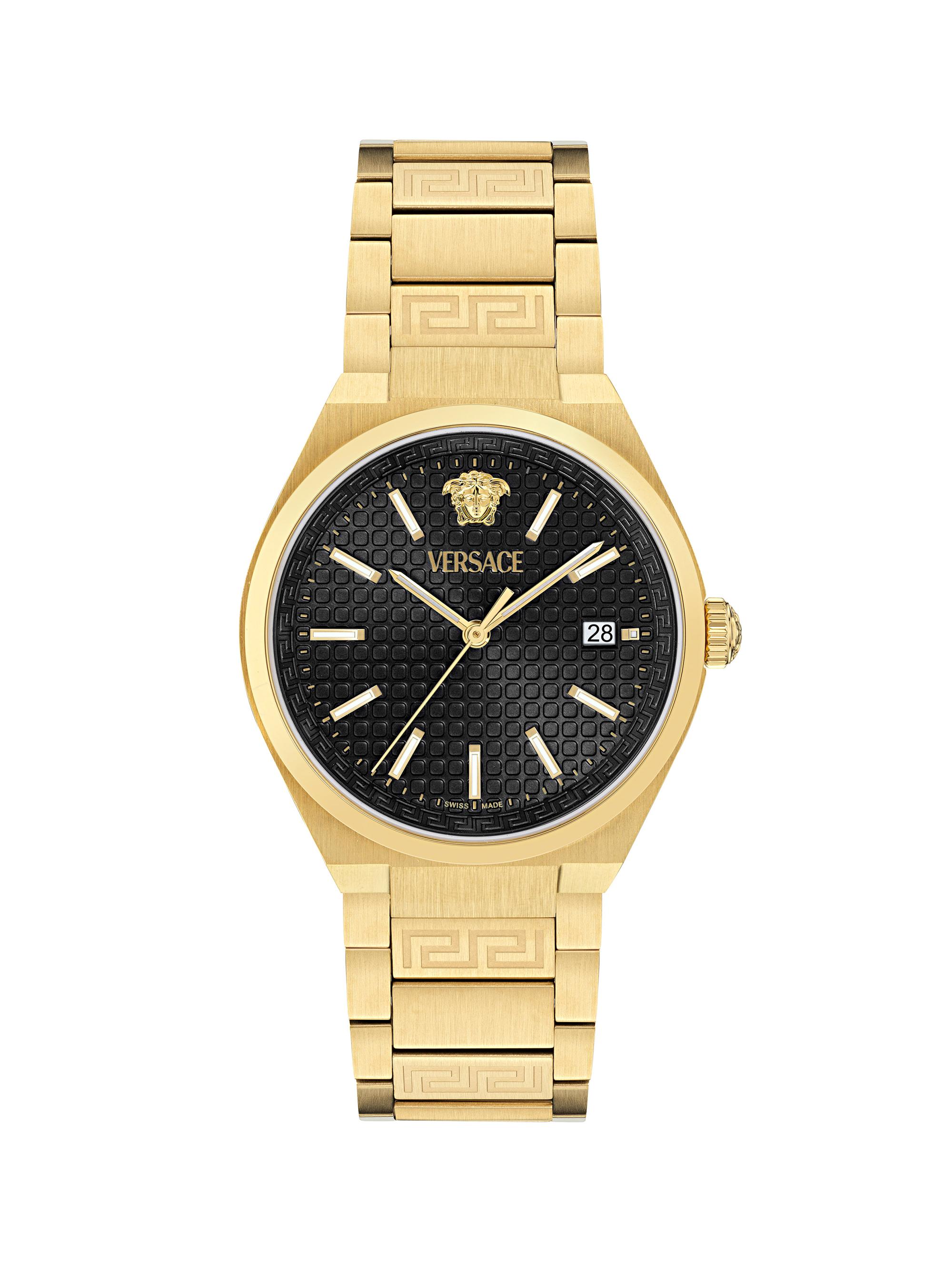 Versace Men's V-Auria Goldtone Bracelet Watch/39MM - Yellow Gold
