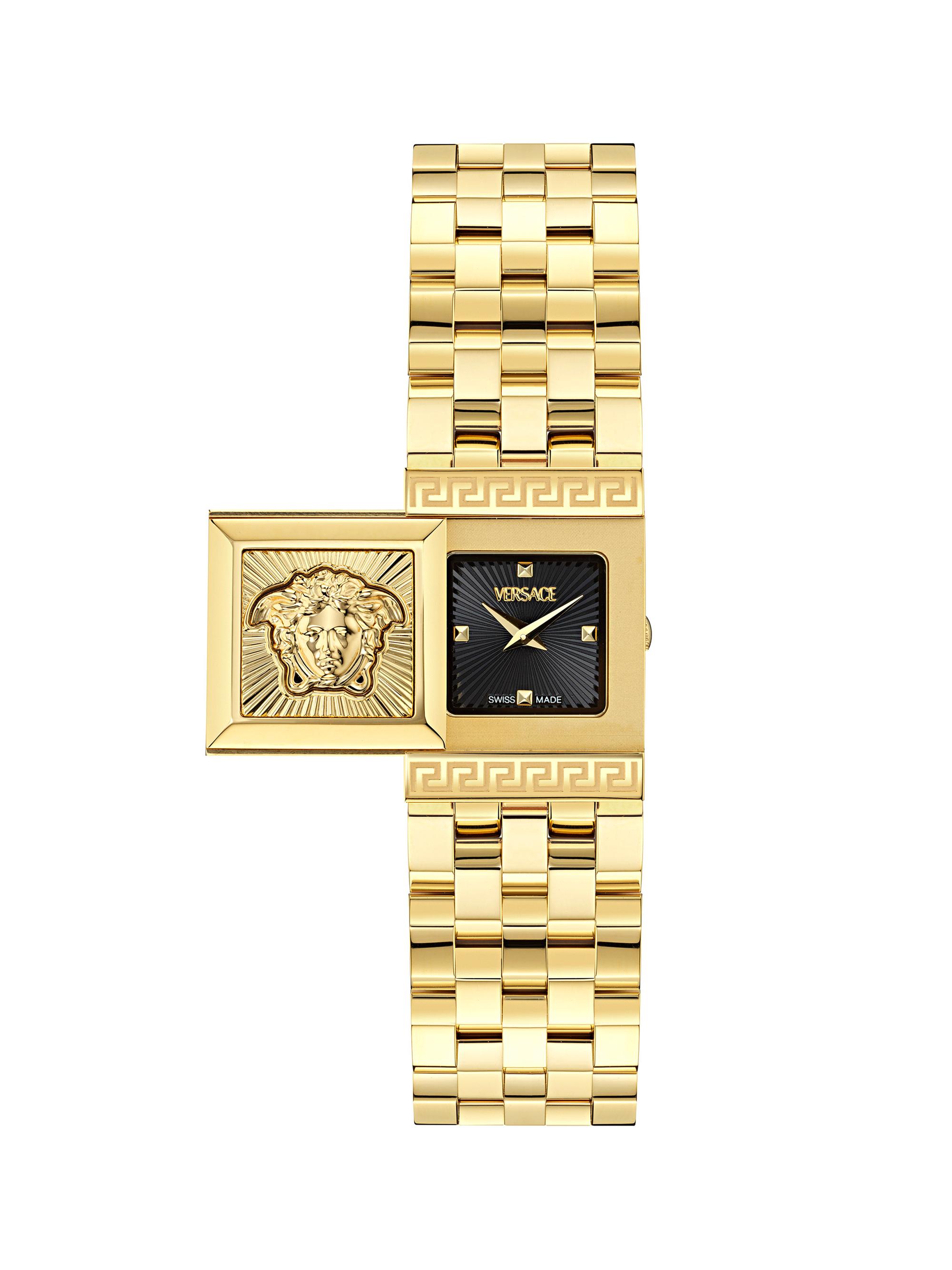 Versace Women's Reveal Goldtone Bracelet Watch/18MM x 25MM - Yellow Gold