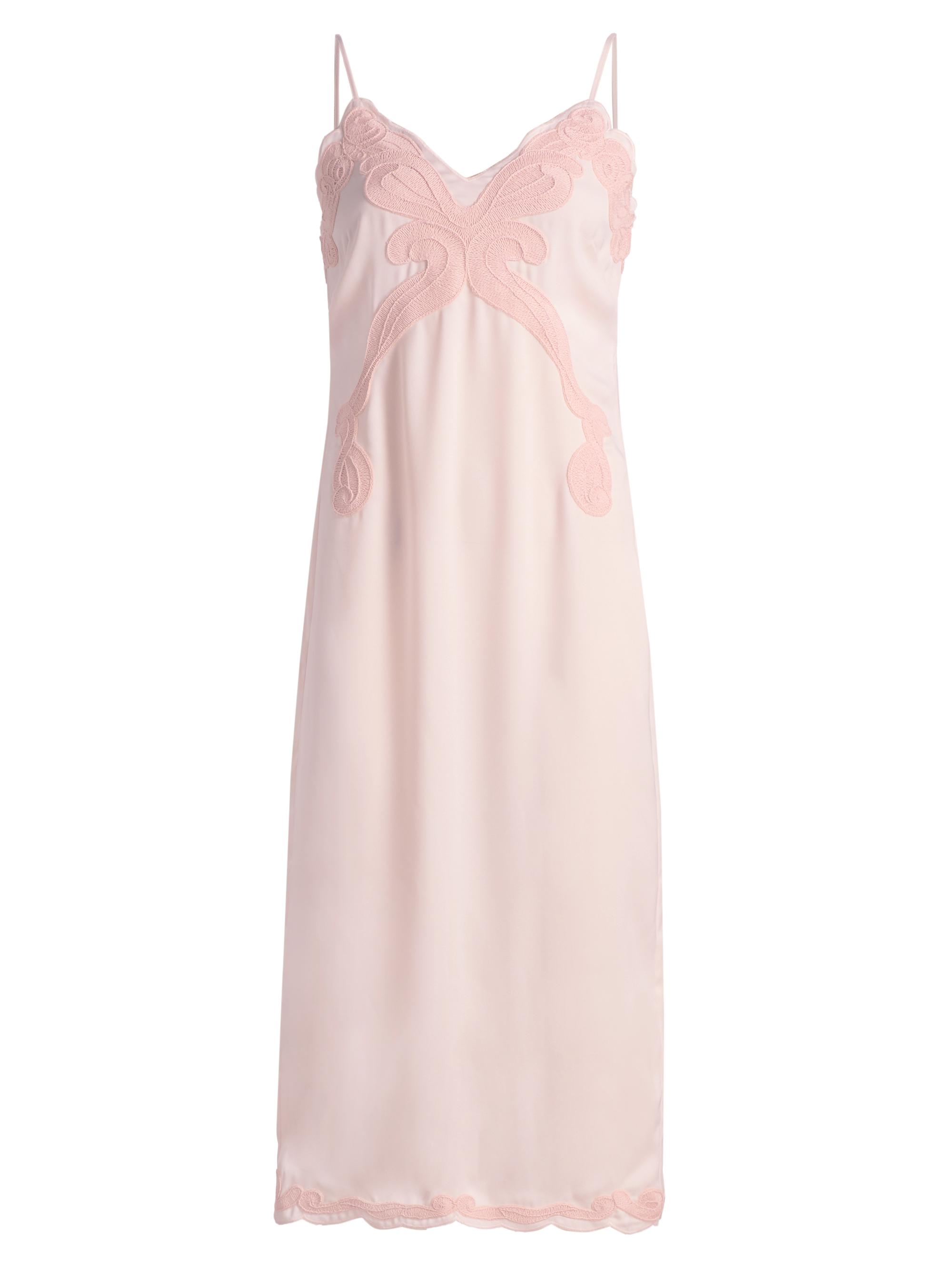rag & bone Women's Ann Embroidered Slip Midi-Dress - Blush