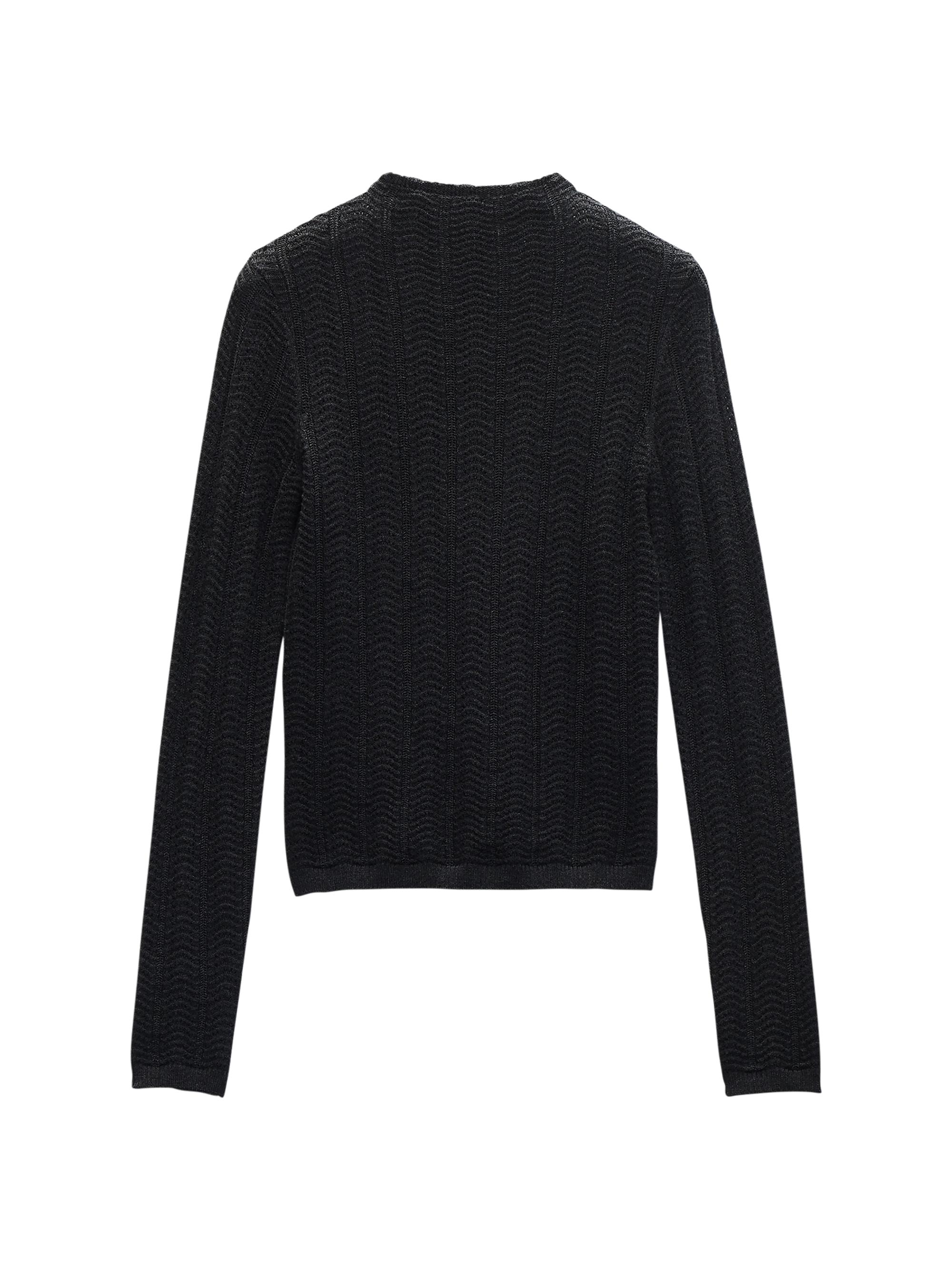 rag & bone Women's Francesca Wool Turtleneck Sweater - Charcoal