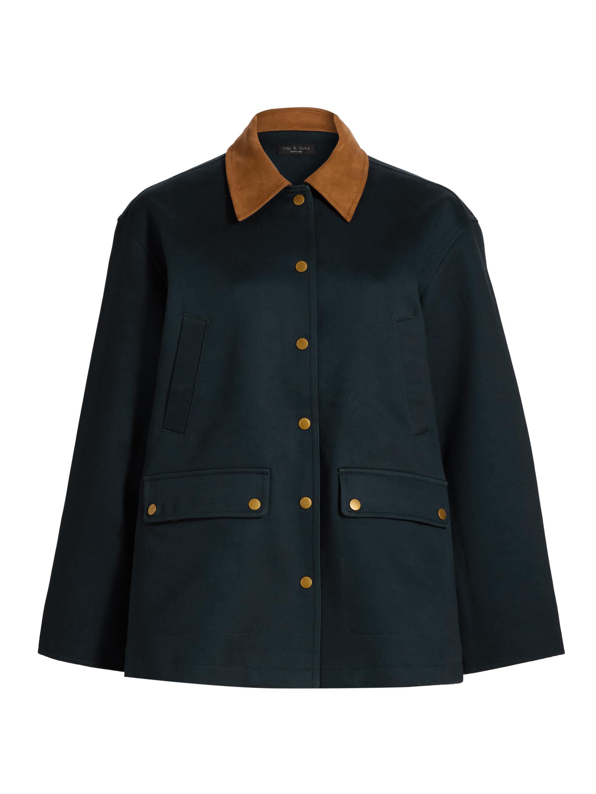 rag & bone Cassidy Canvas Snap-Front Jacket | Saks Fifth Avenue