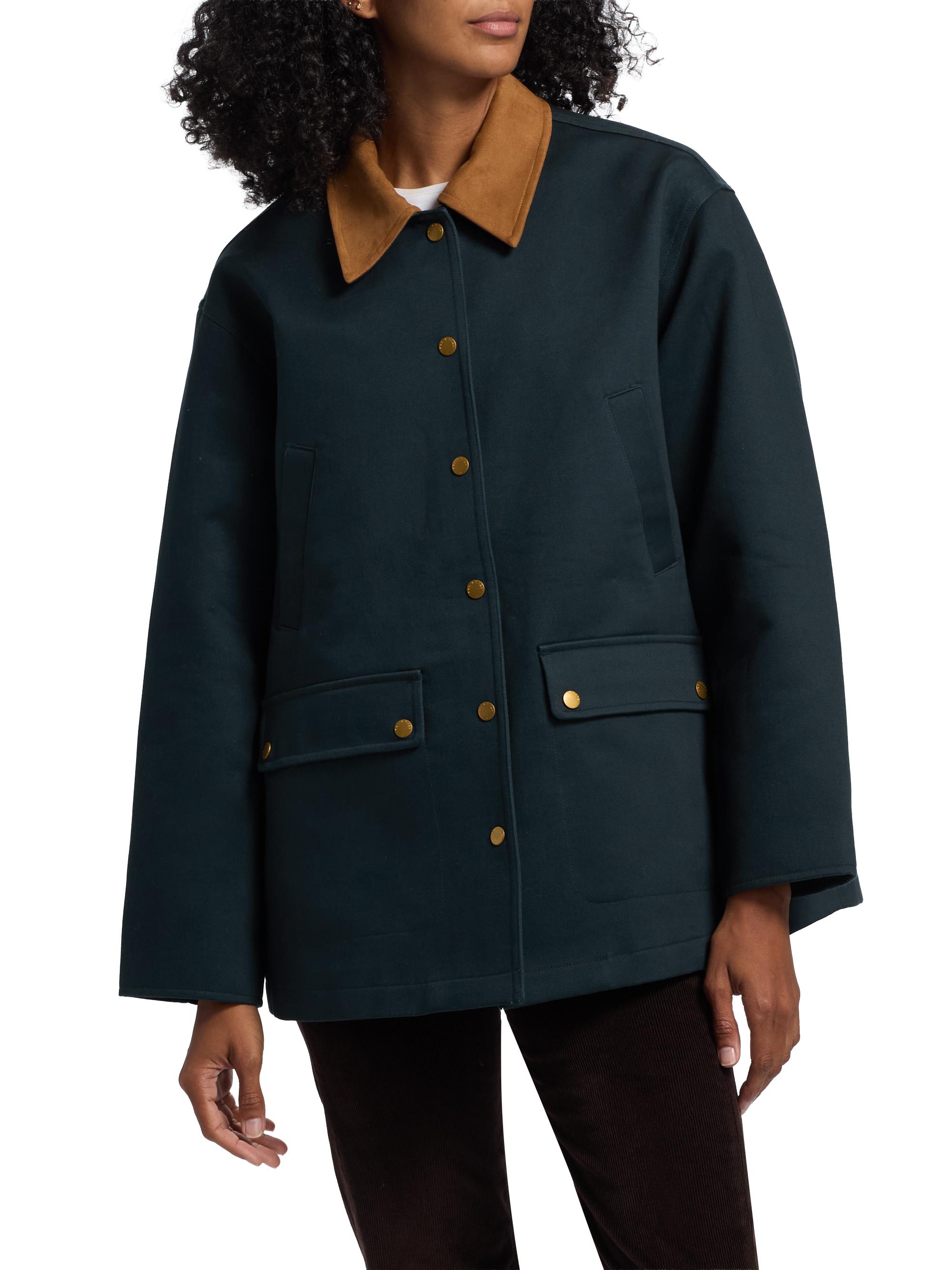 rag & bone Cassidy Canvas Snap-Front Jacket | Saks Fifth Avenue