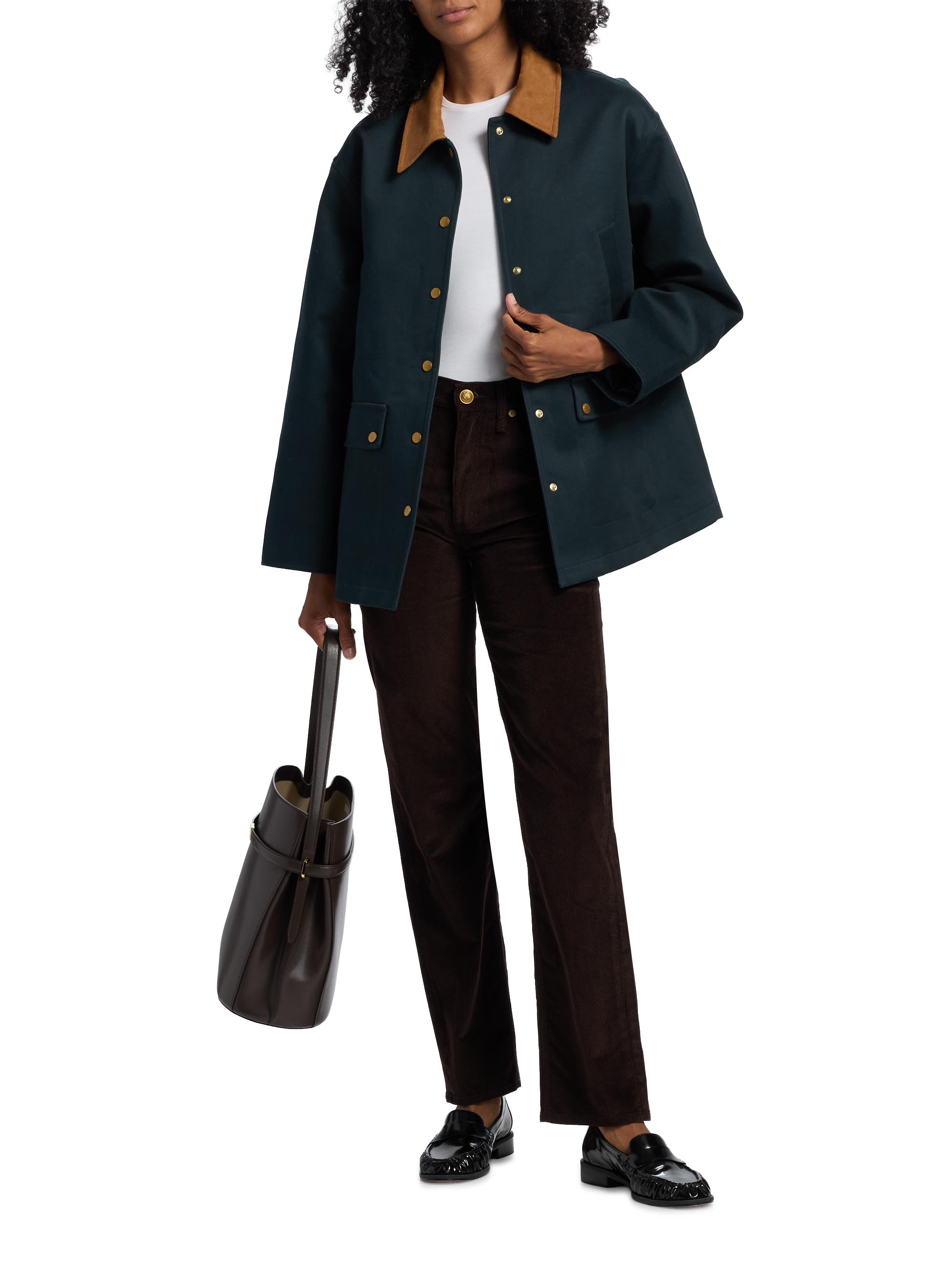 rag & bone Cassidy Canvas Snap-Front Jacket | Saks Fifth Avenue