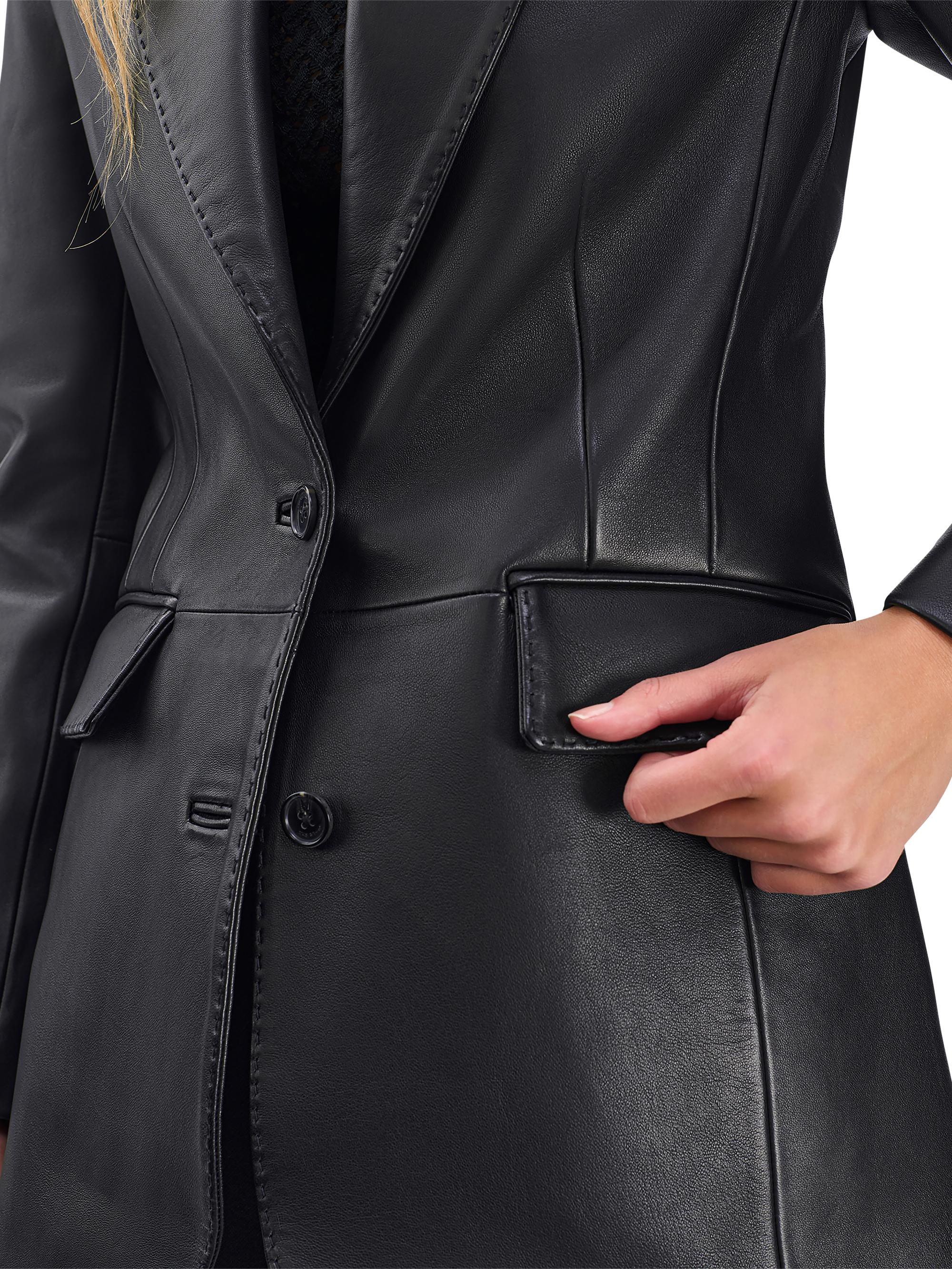rag & bone Ash Leather Single-Breasted Blazer | Saks Fifth Avenue