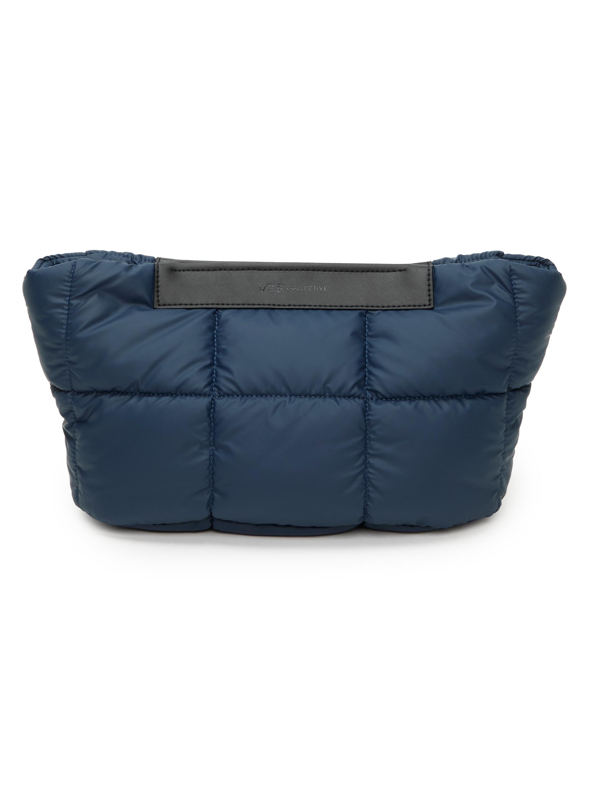Vee Collective Women's Porter Basque Quilted Clutch - Deep Sea