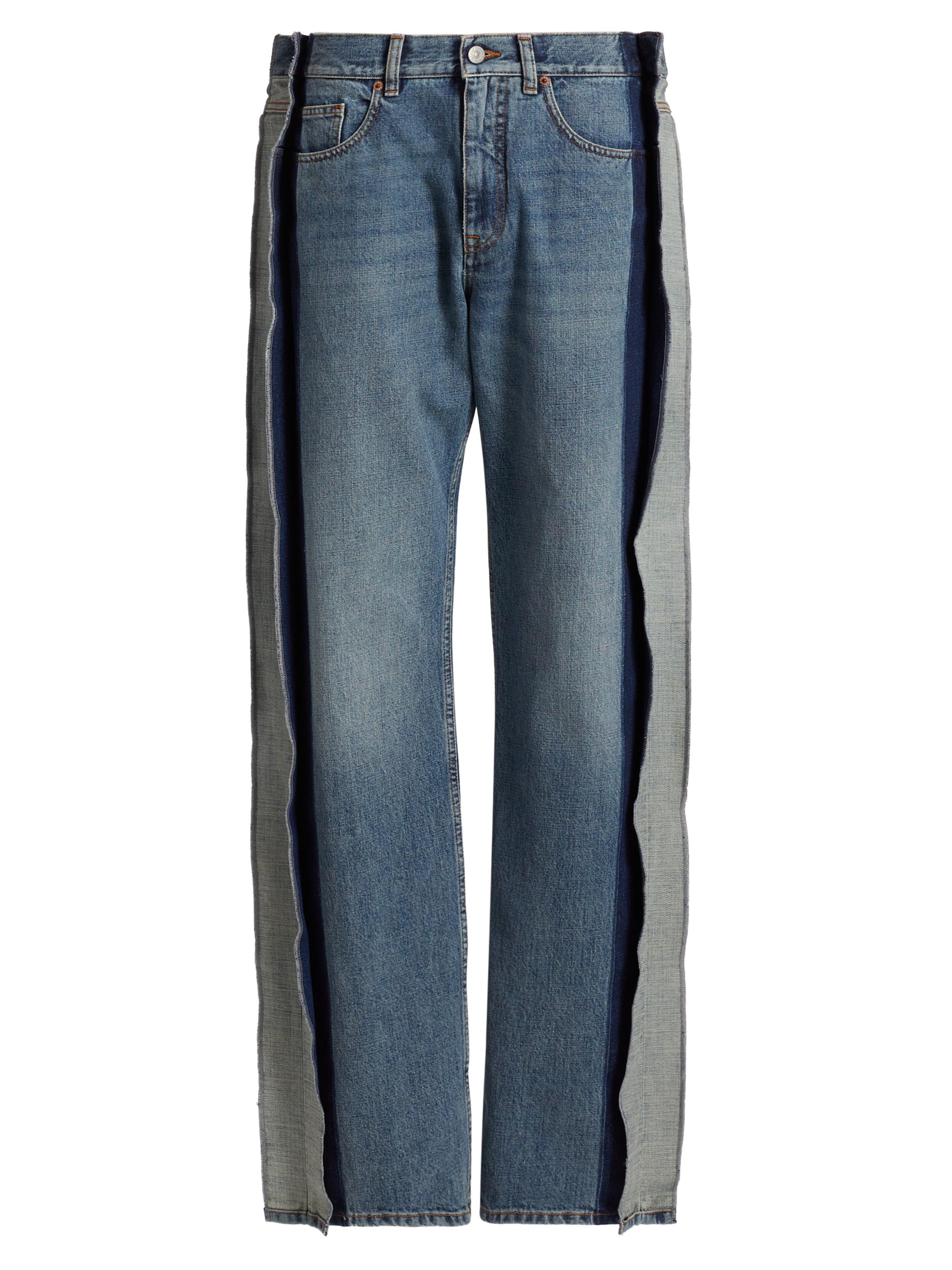 MM6 Maison Margiela Twisted Distressed Straight-Leg Jeans | Saks