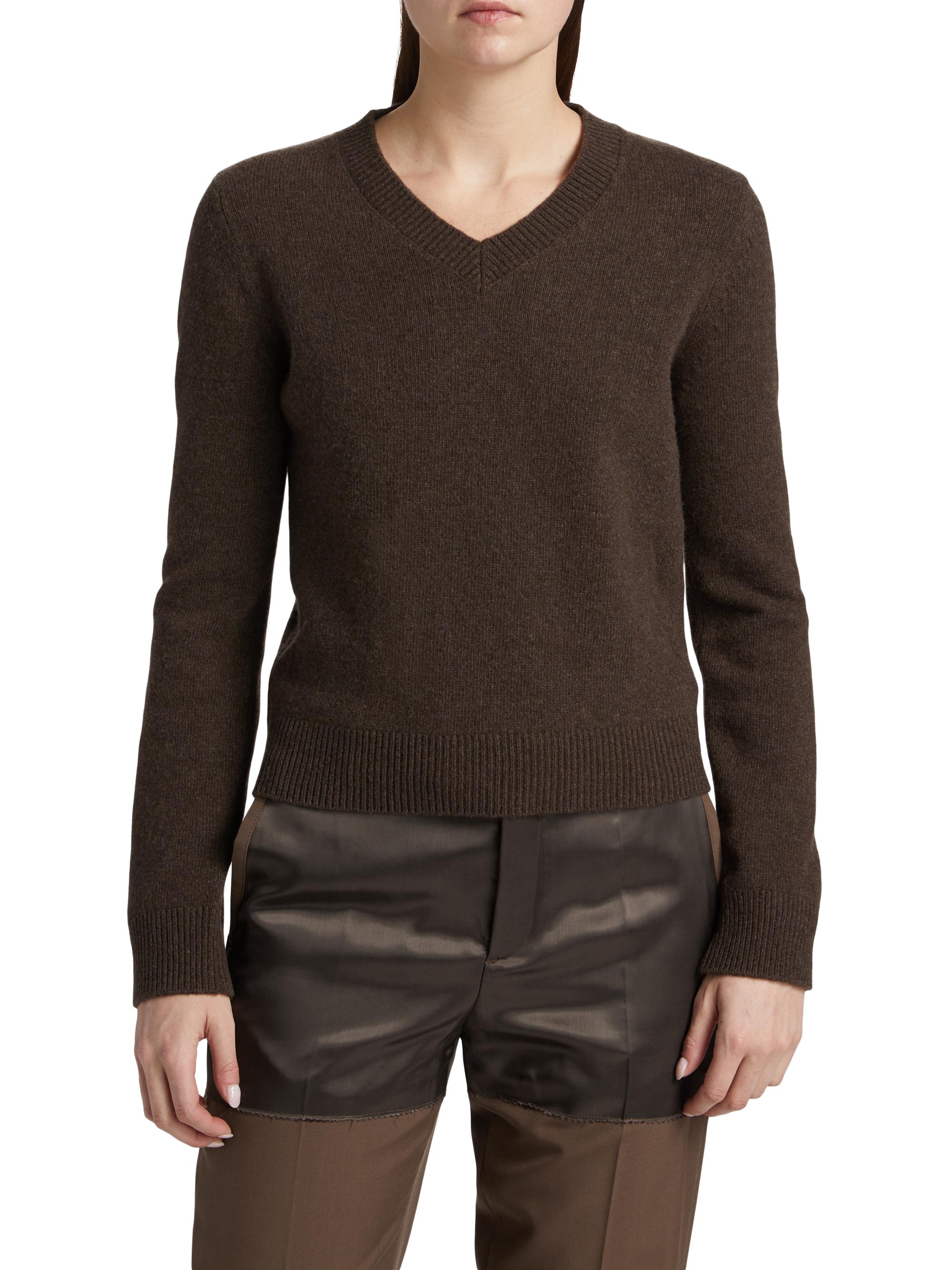 MM6 Maison Margiela V-Neck Wool-Blend Sweater | Saks Fifth Avenue