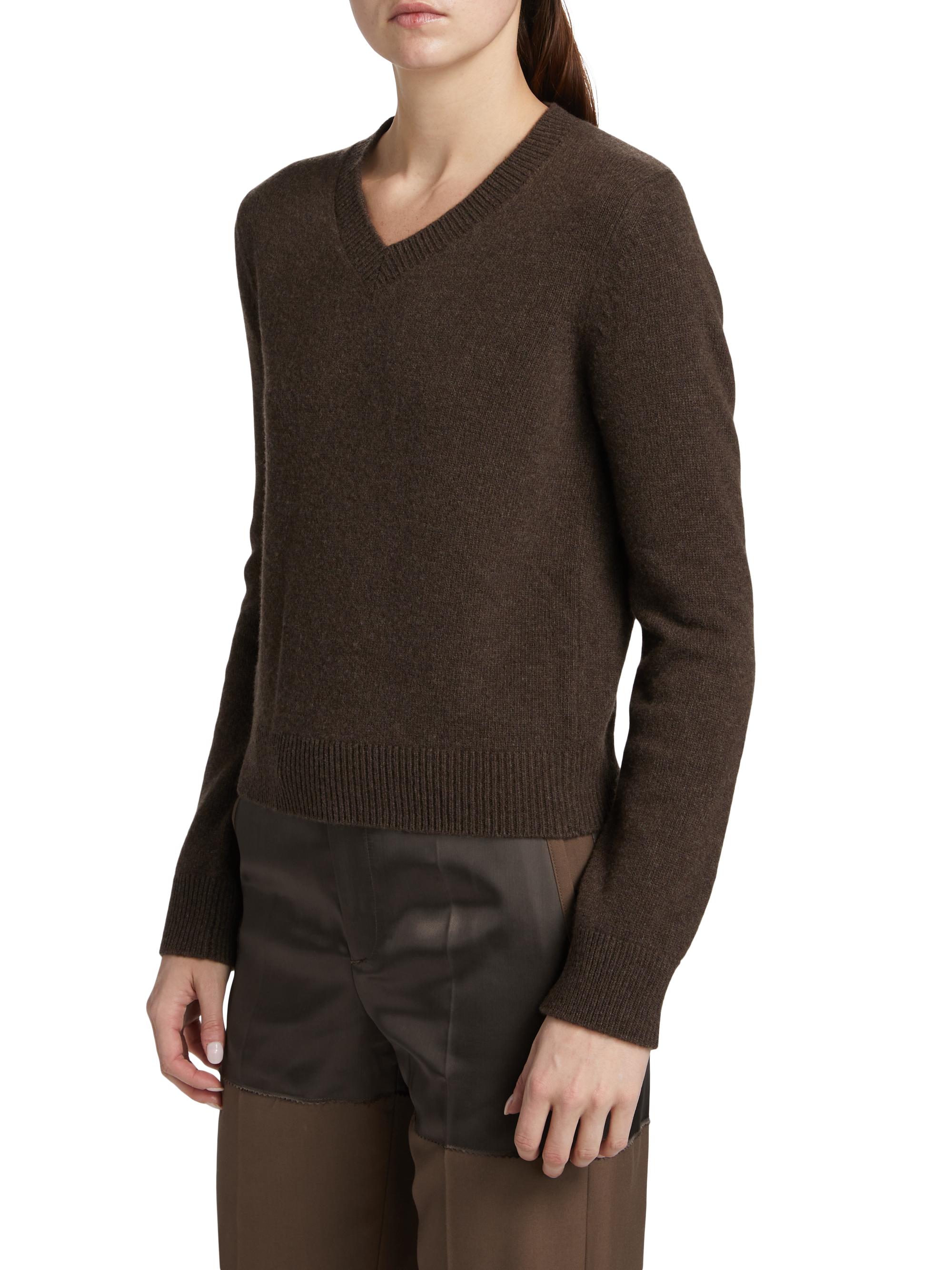 MM6 Maison Margiela V-Neck Wool-Blend Sweater | Saks Fifth Avenue