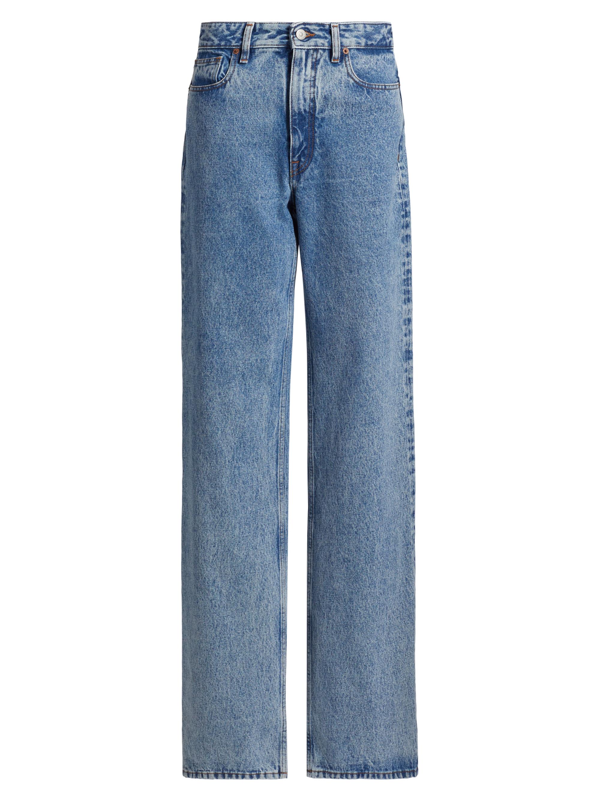 MM6 Maison Margiela Twisted Distressed Straight-Leg Jeans | Saks