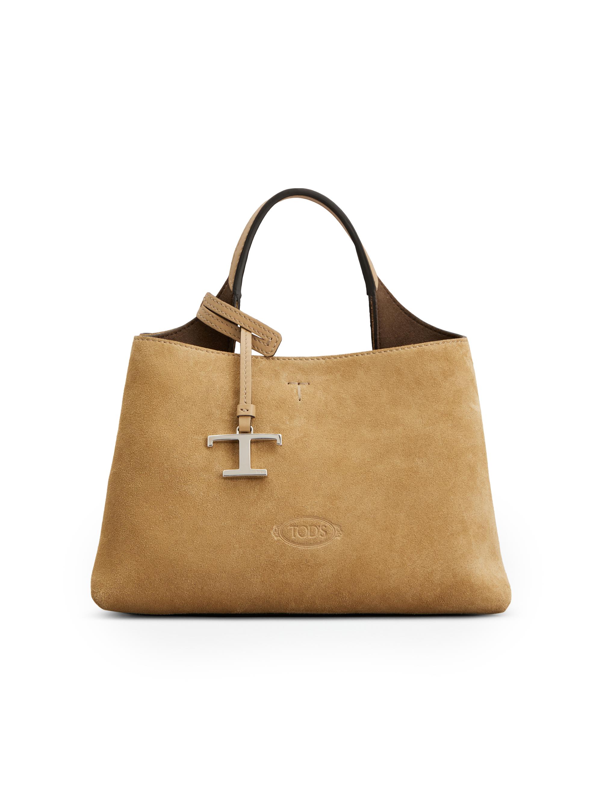 Tod's Women's Micro Suede Mini Bag - Biscotto Ginger