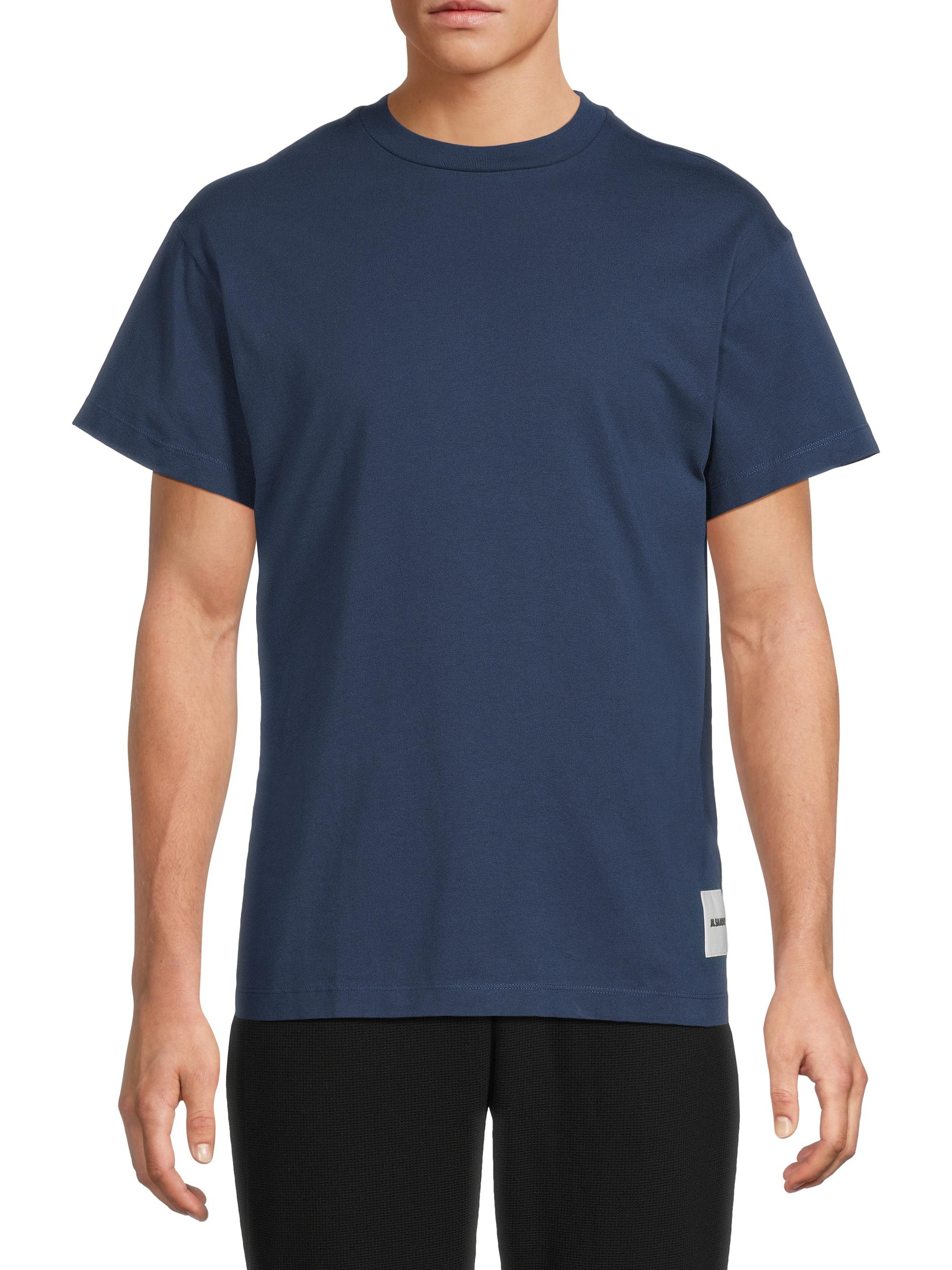 Jil Sander Cotton Crewneck T-Shirt 3-Pack | Saks Fifth Avenue