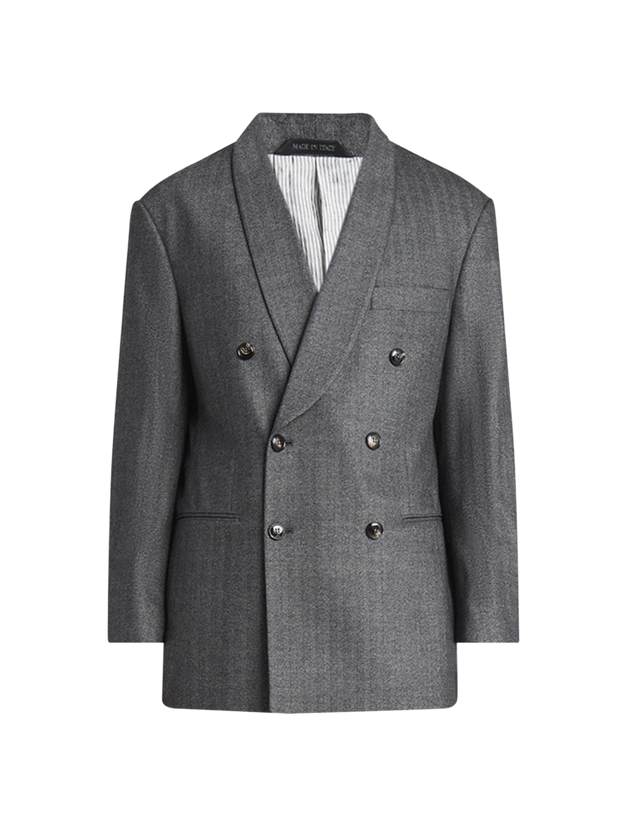 Giorgio Armani Herringbone Wool-Cashmere Relaxed-Fit Suit | Saks