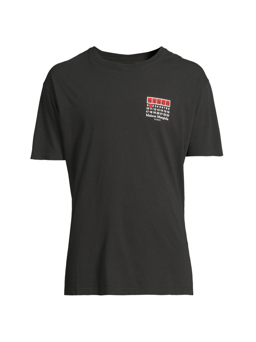 Maison Margiela Bingo Cotton Crewneck T-Shirt | Saks Fifth Avenue