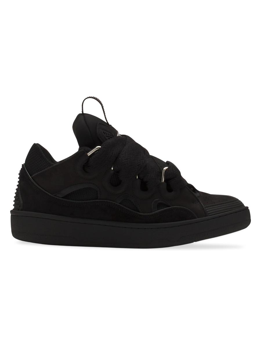 Lanvin Curb Leather Sneakers | Saks Fifth Avenue