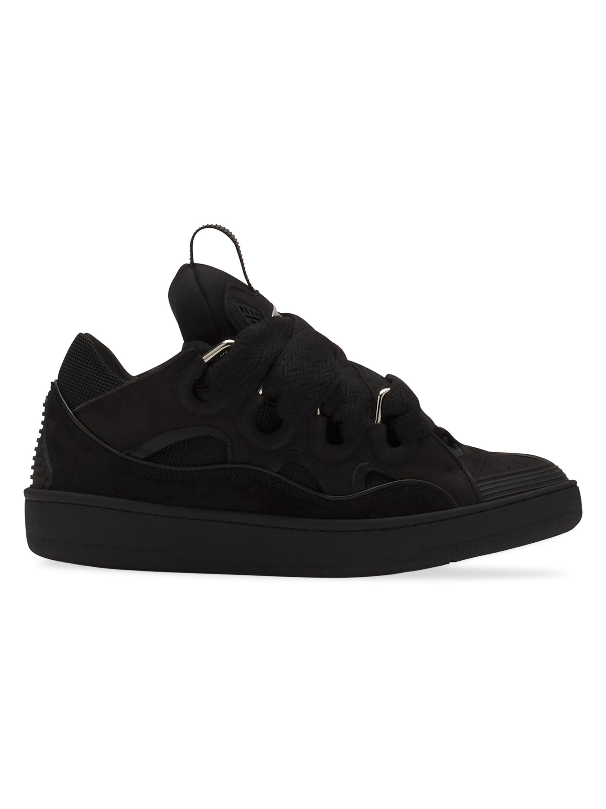 Lanvin Curb Leather Sneakers | Saks Fifth Avenue