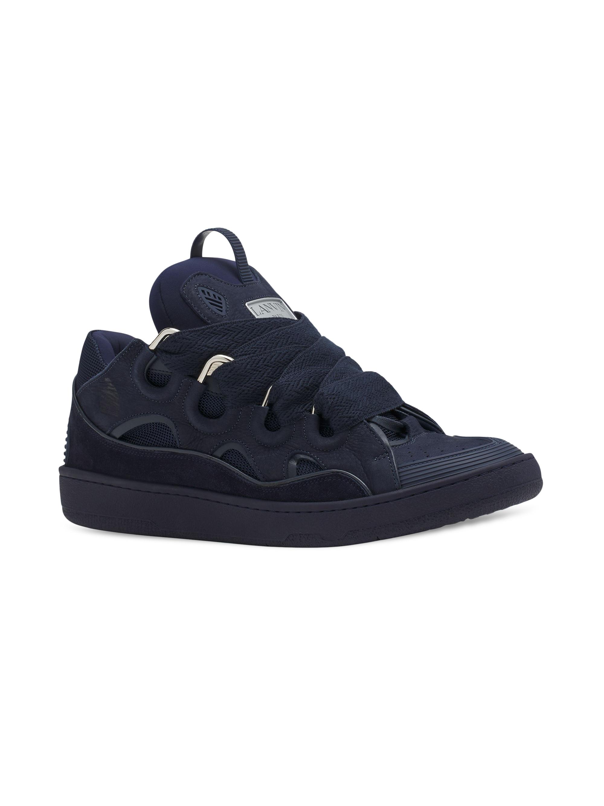 Lanvin Curb Leather Sneakers | Saks Fifth Avenue
