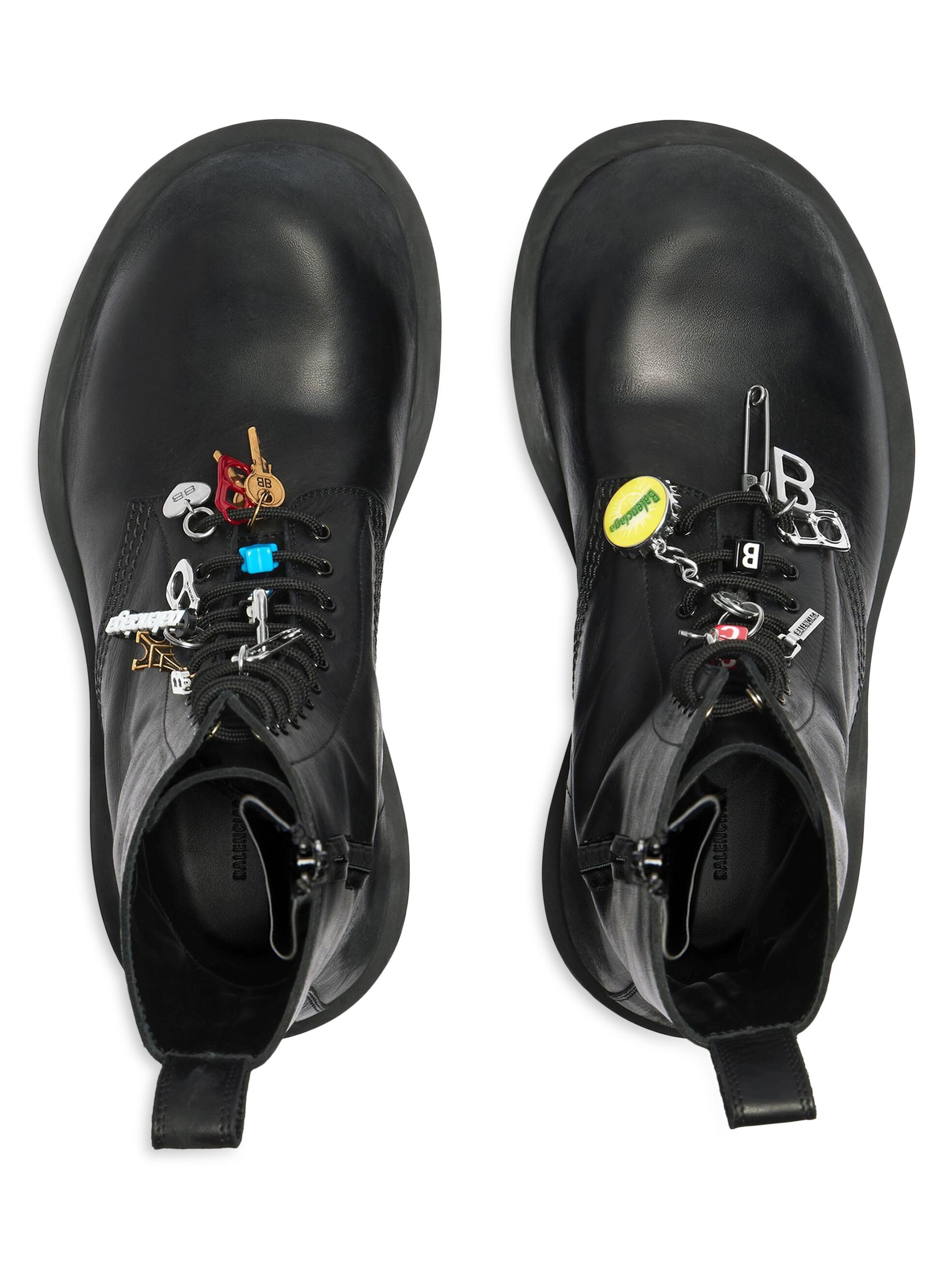 Balenciaga Hummer Lace-Up Booties | Saks Fifth Avenue