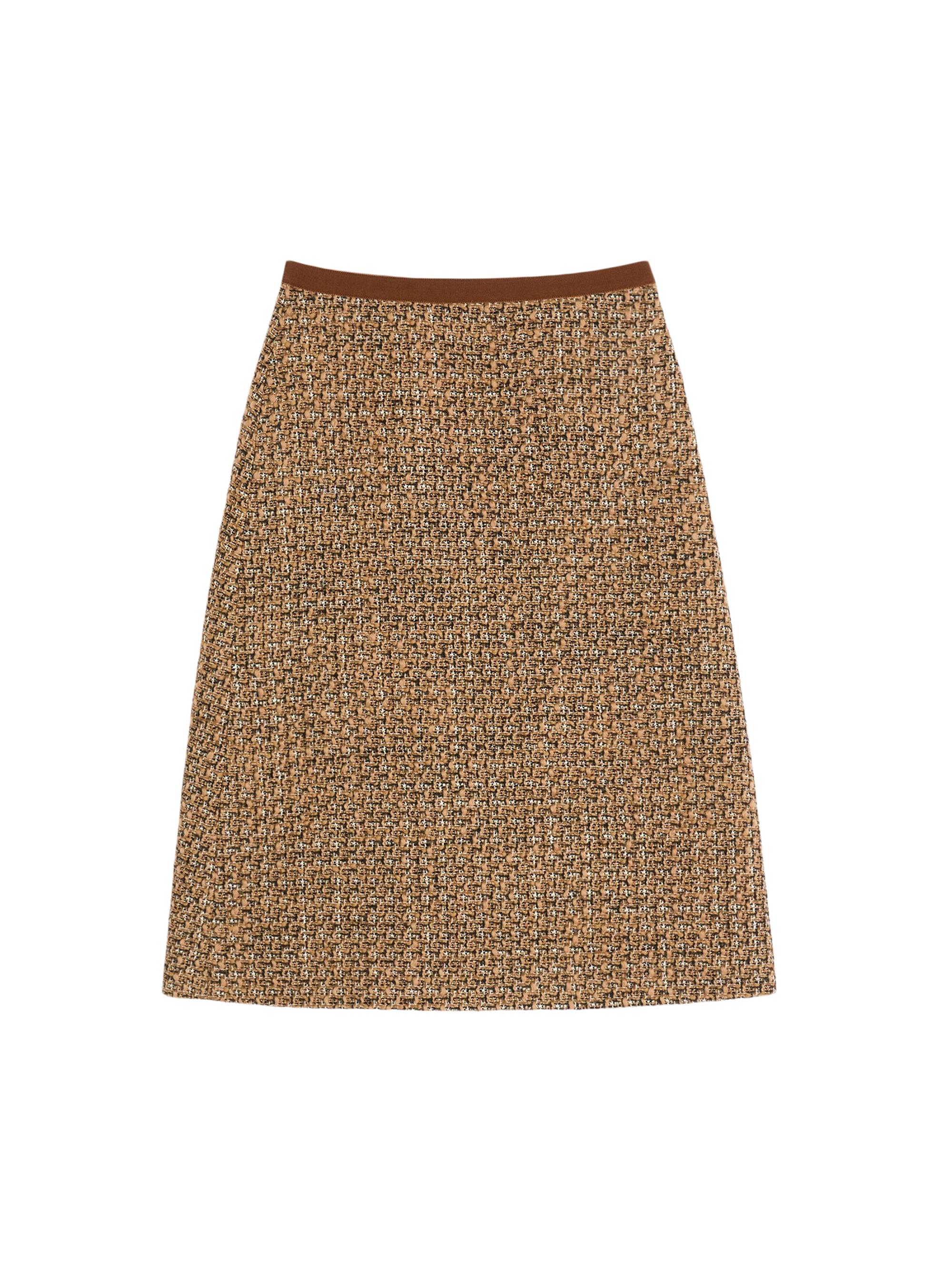 Valentino Garavani Women's Fantasy Tweed Skirt - Brown Multicolor
