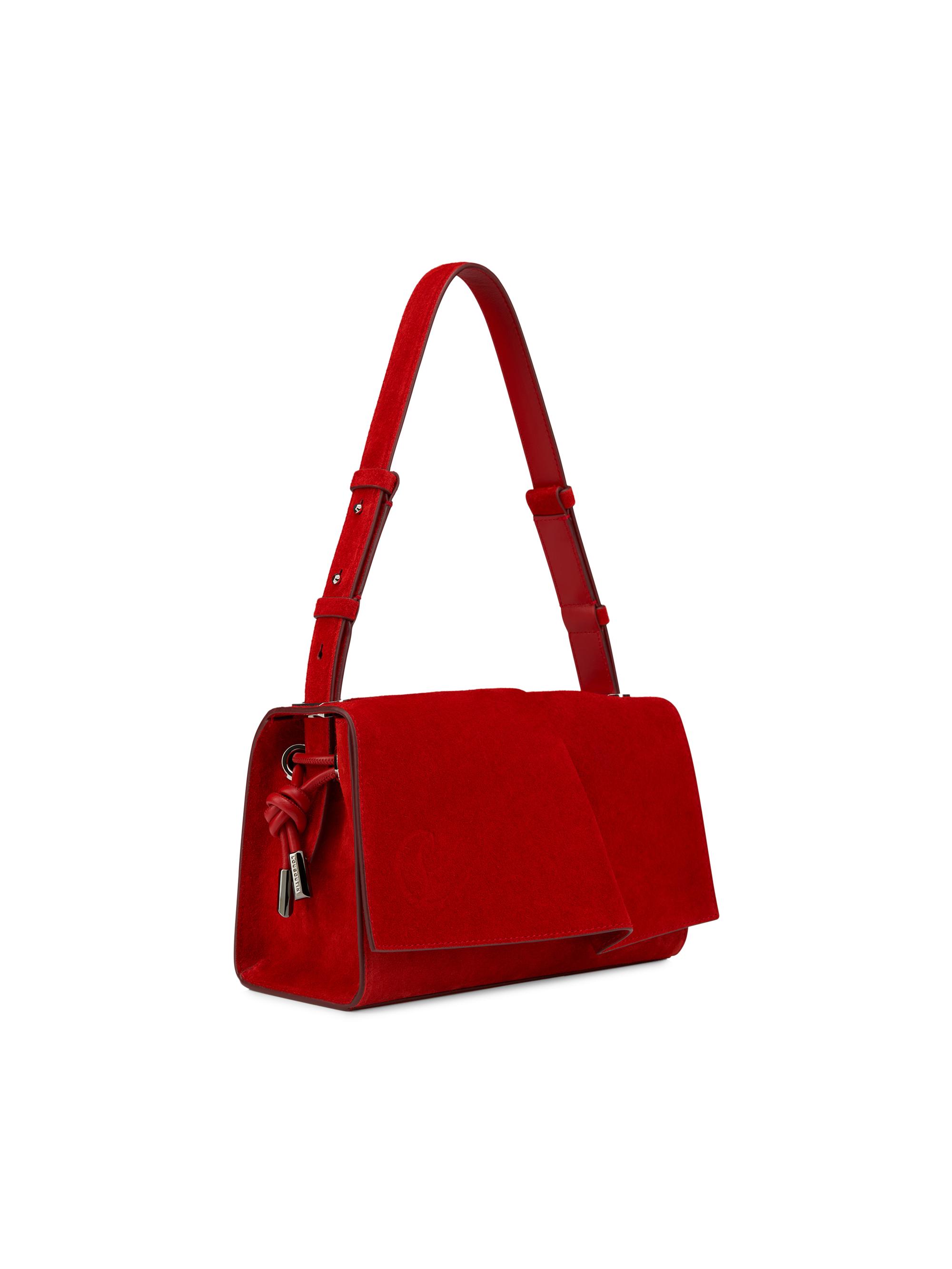 Christian Louboutin Baggy Small Suede Shoulder Bag | Saks Fifth Avenue