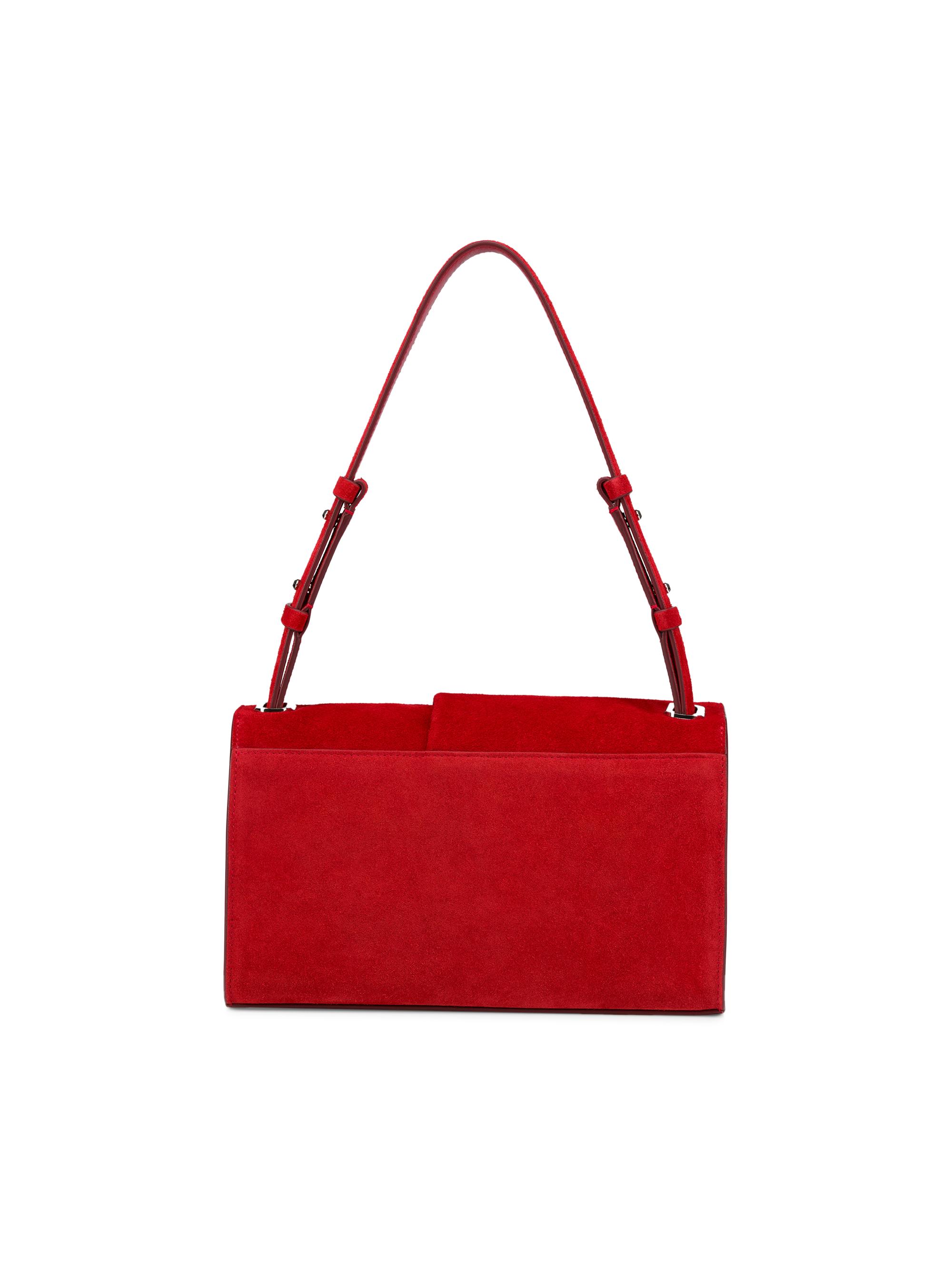 Christian Louboutin Baggy Small Suede Shoulder Bag | Saks Fifth Avenue