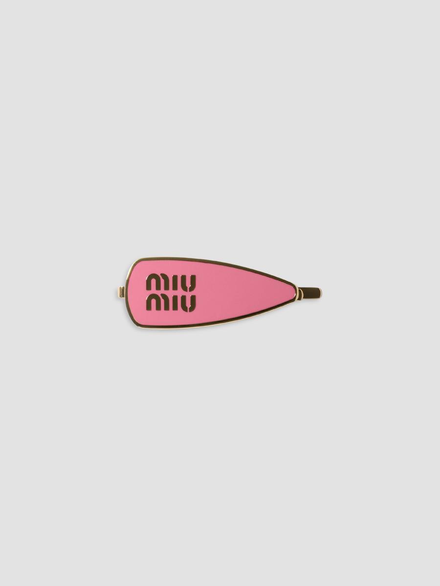 Miu Miu Enameled Metal Hair Clip | Saks Fifth Avenue