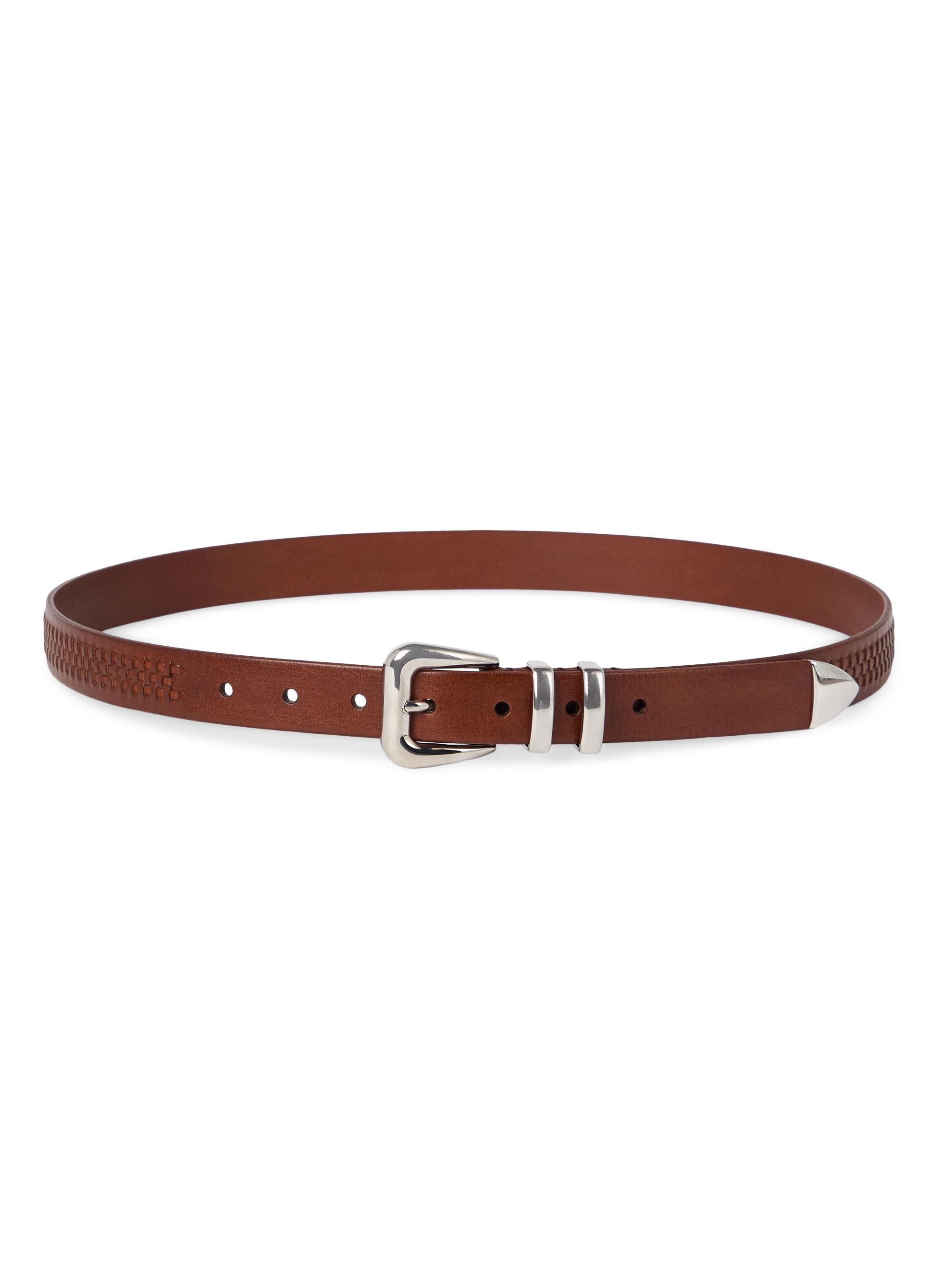 BRUNELLO CUCINELLI  ウエストアクセントベルト Leather belts for men | Brunello Cucinelli