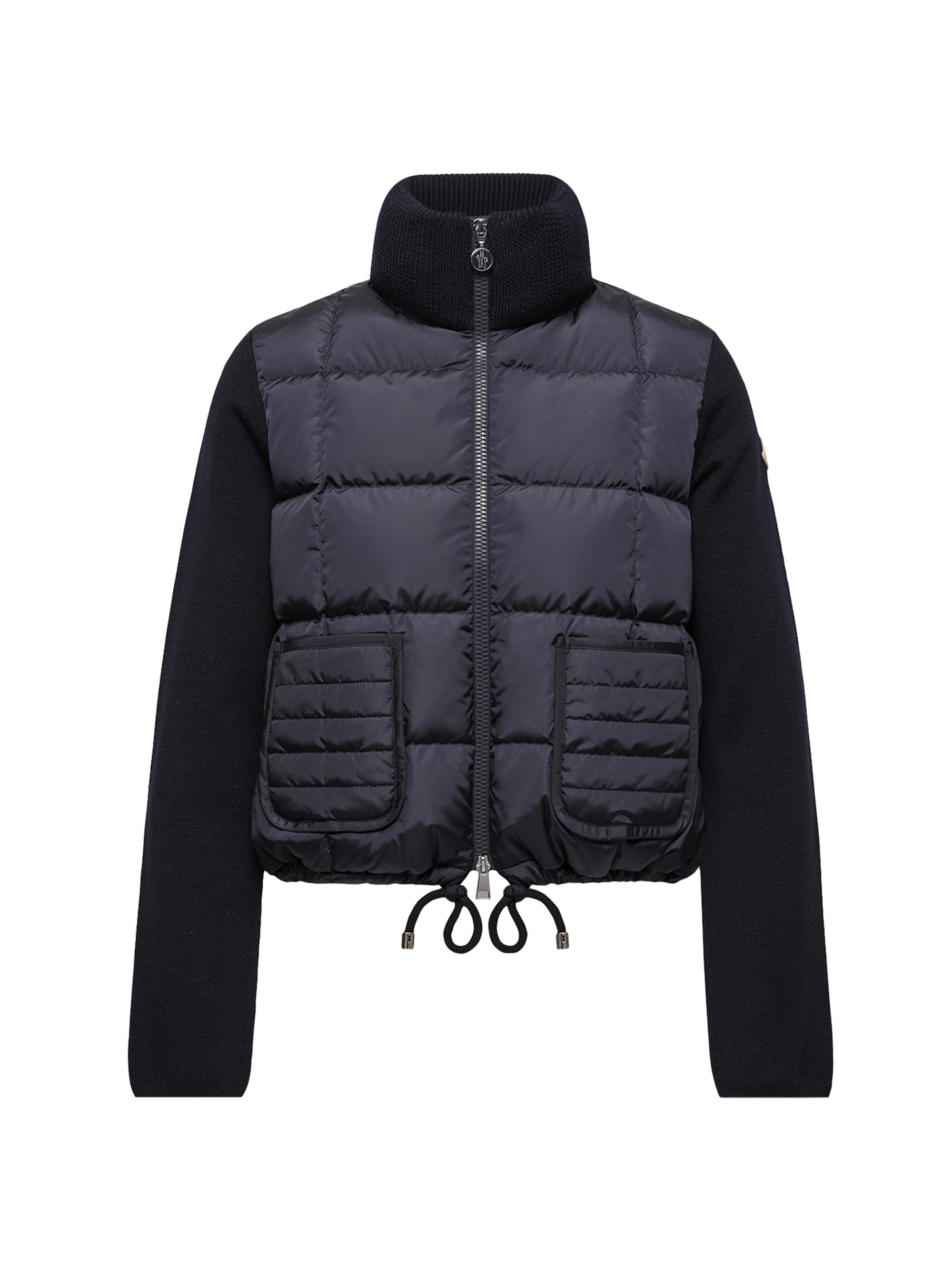 Moncler Padded Wool Zip-Up Cardigan | Saks Fifth Avenue