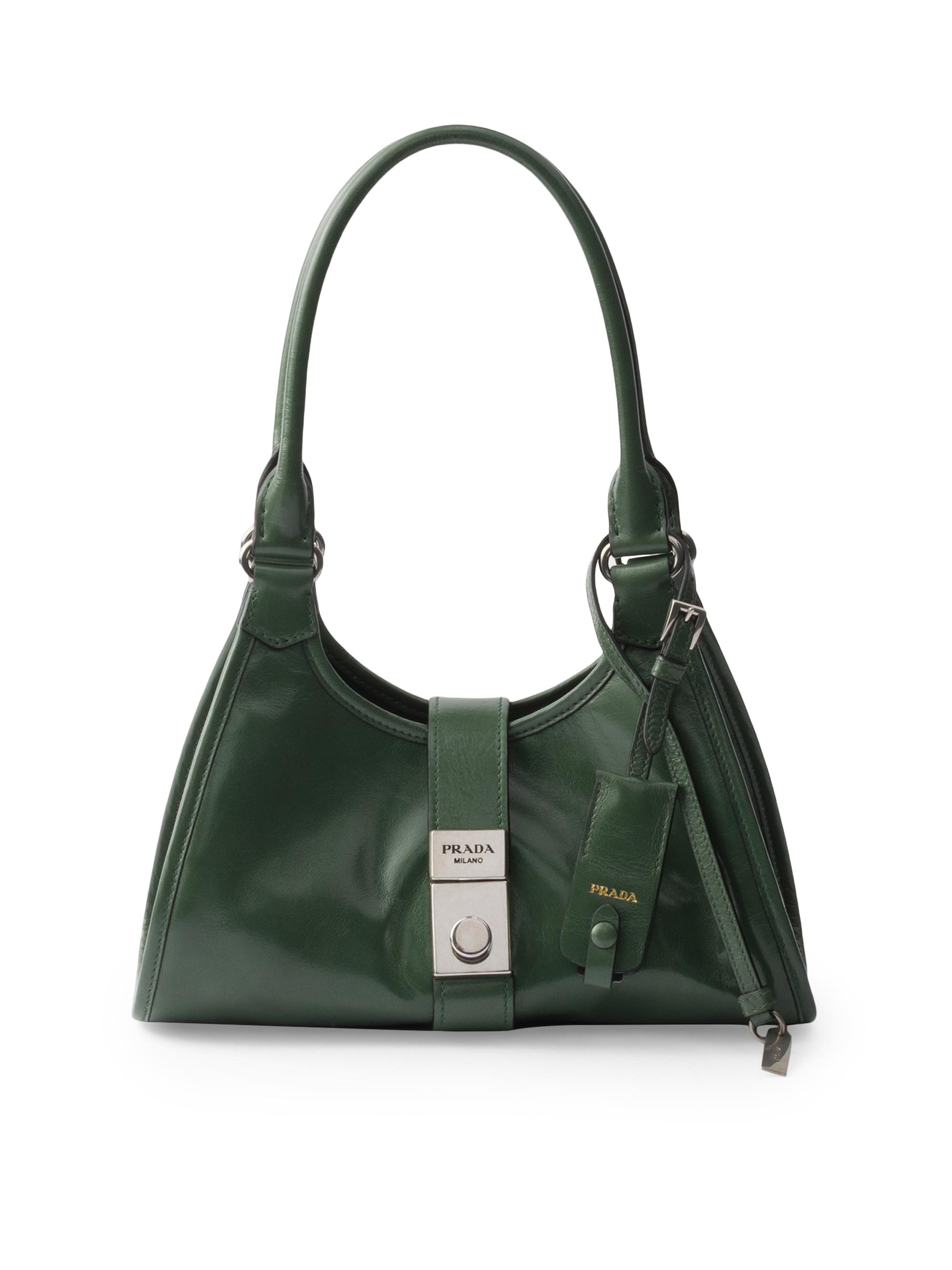 Prada Women's  Leather Tote Bag - Green