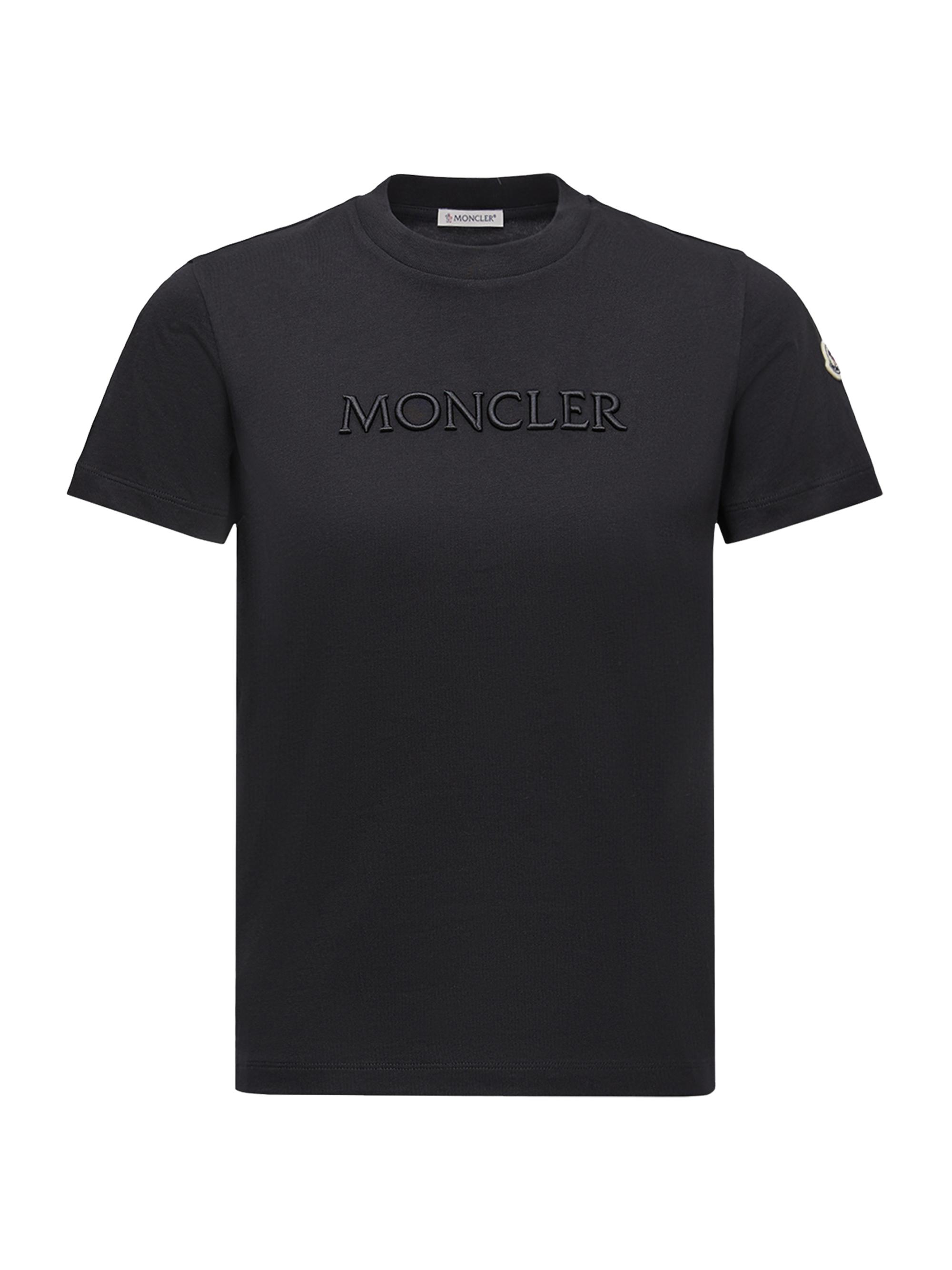 Moncler Jersey Cotton Logo Short Sleeve Shirt | Saks Fifth Avenue