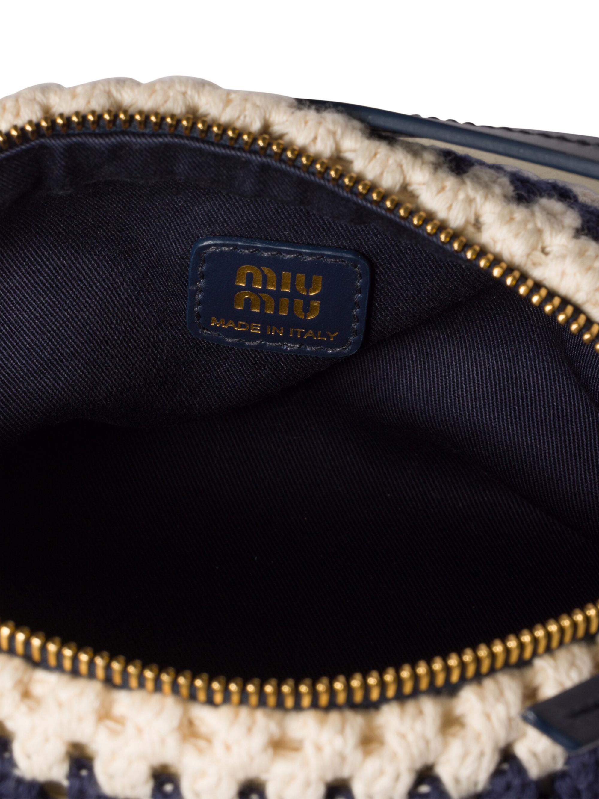 Miu Miu Crochet Shoulder Bag | Saks Fifth Avenue