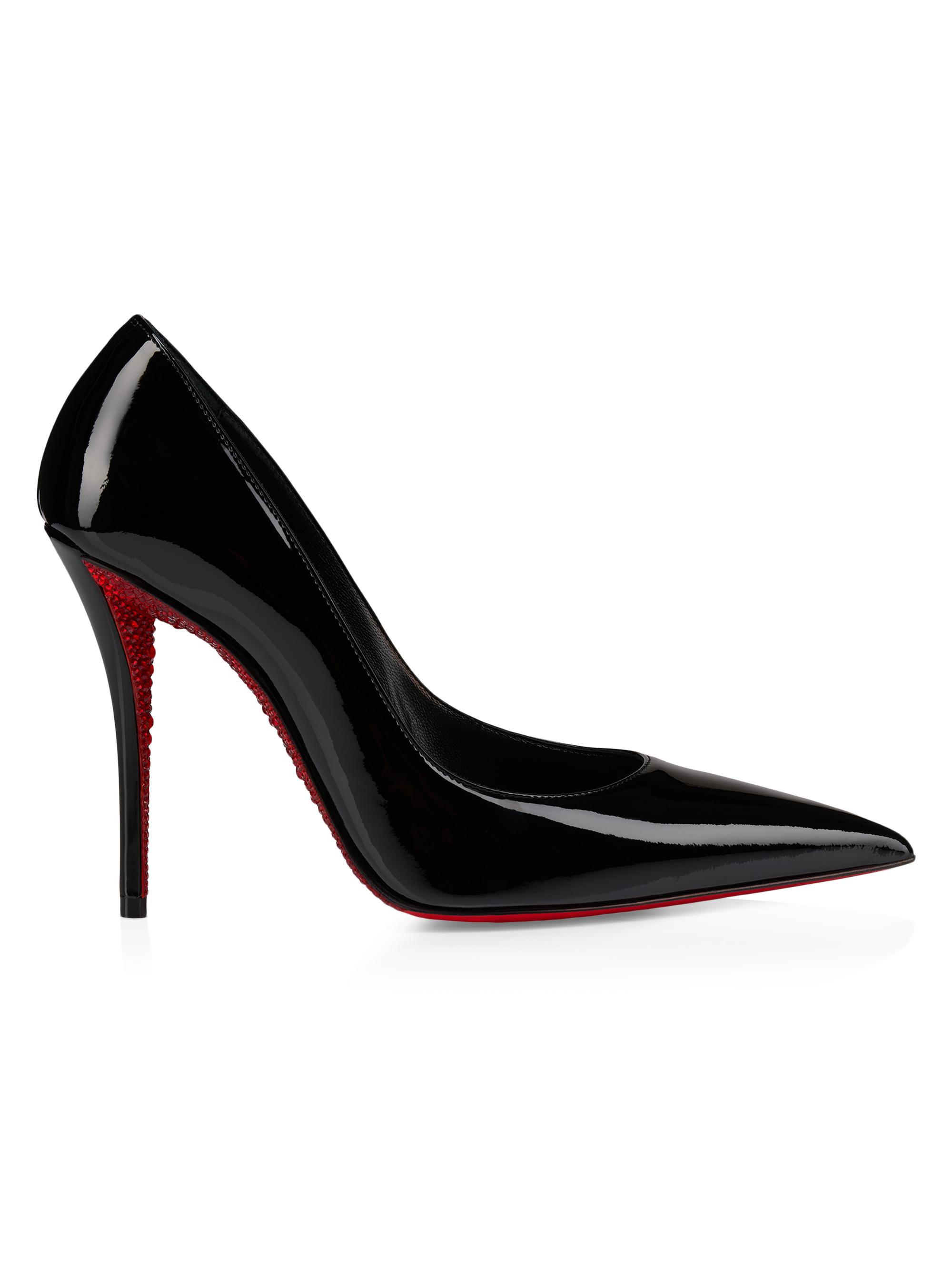 Christian Louboutin Women's Miss Z Suola Strass 100MM Pumps - Black