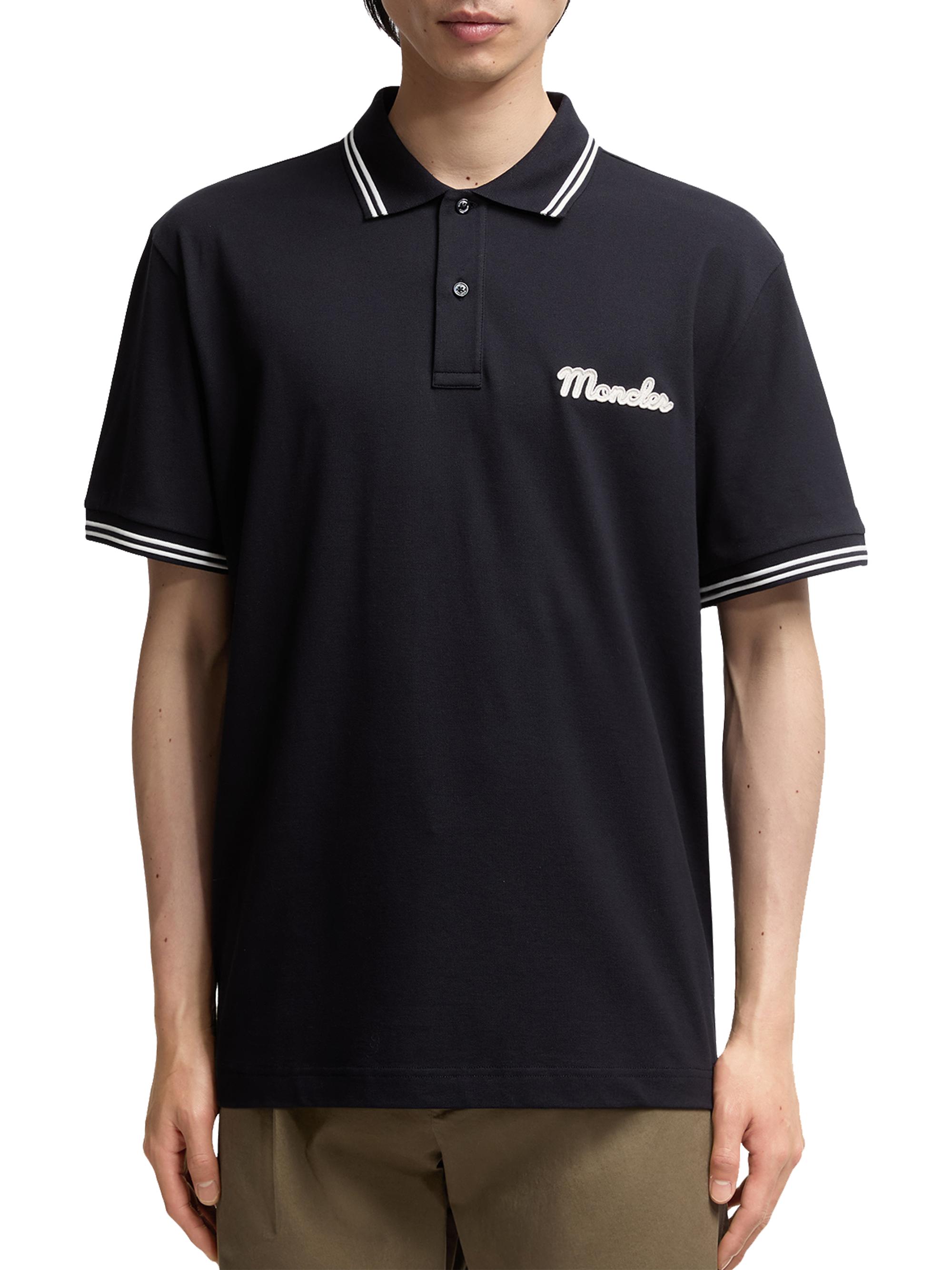 トップス MONCLER MAGLIA POLO 67260326N01S Moncler Maglia Polo Manica Corta Shirt Men Size M Blue | eBay