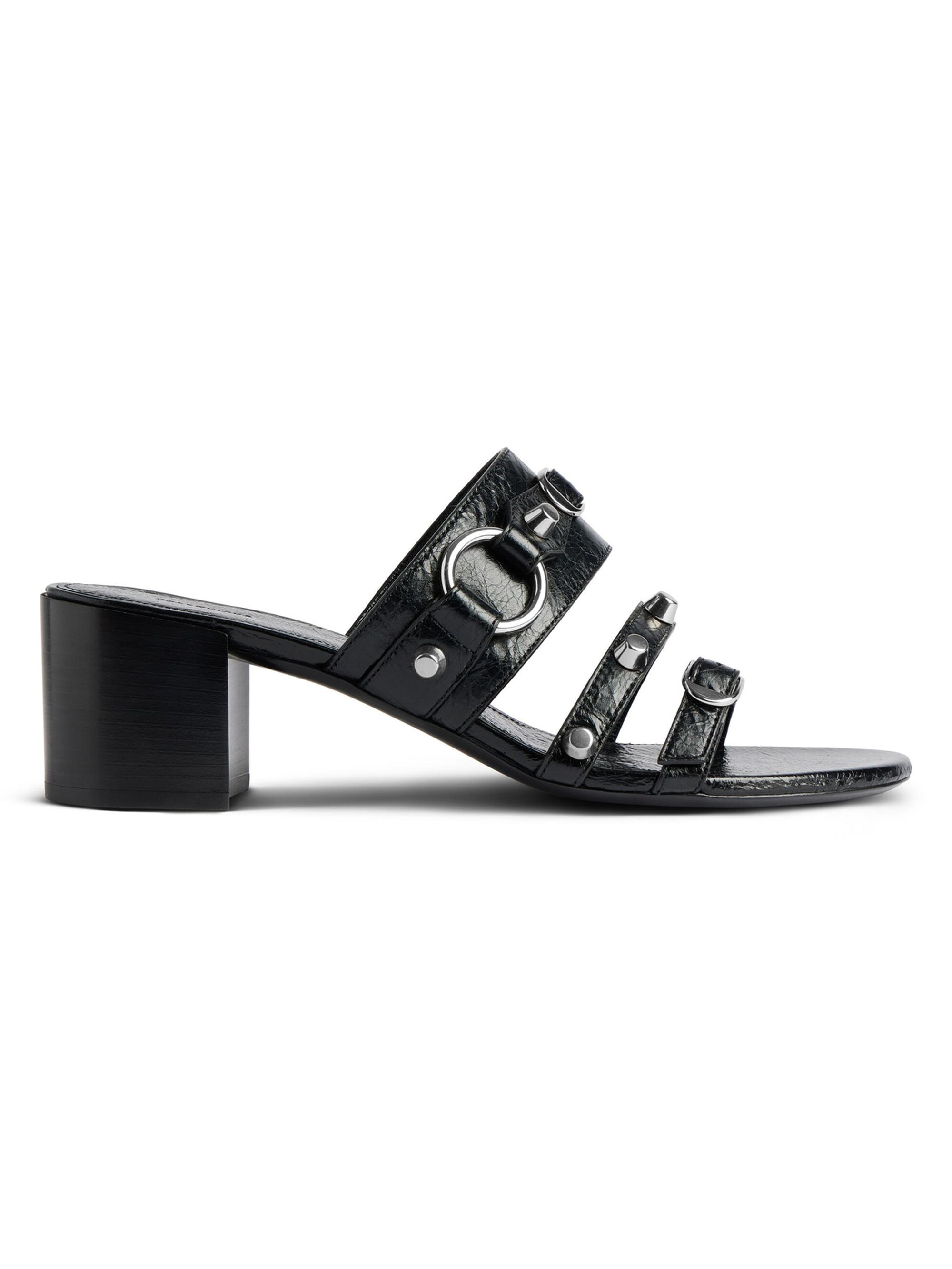 Balenciaga Women's City Sandals - Black