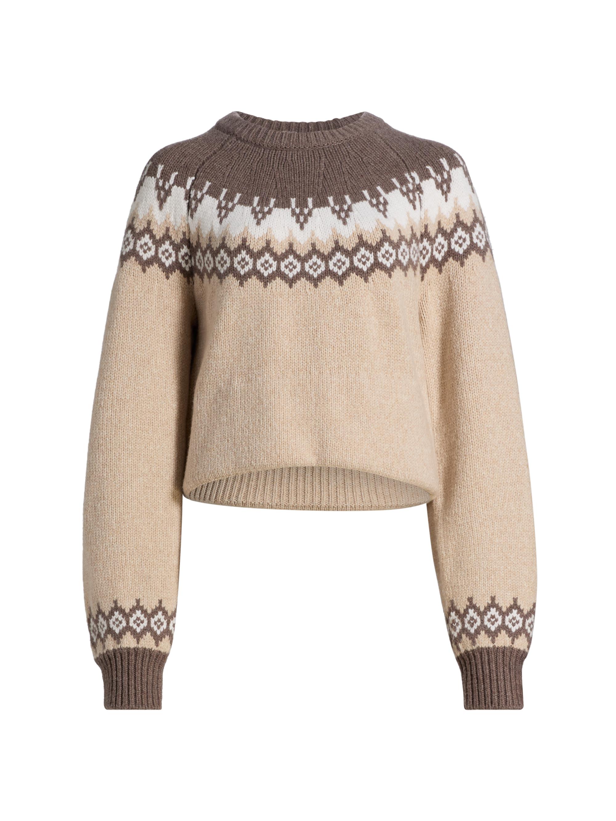 rag & bone Women's Fair Isle-Style Wool Sweater - Beige Multi