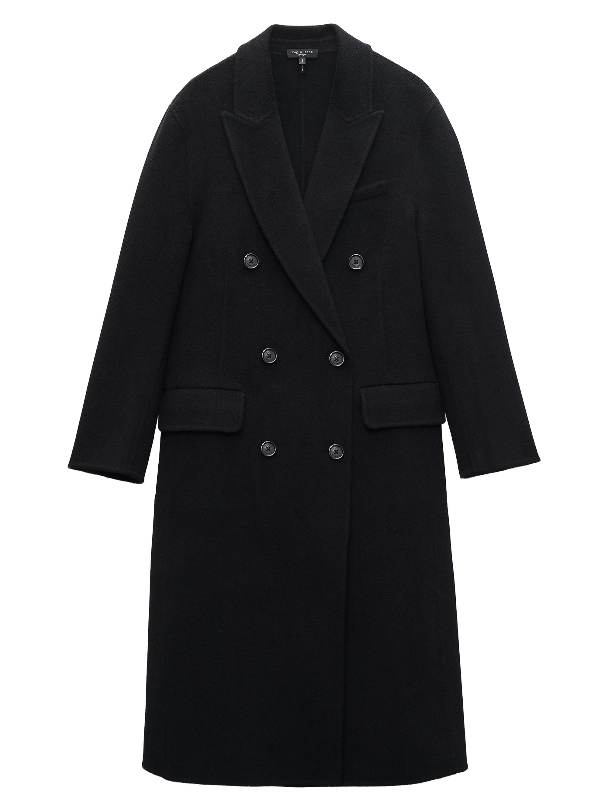 TOM FORD Wool Double-Breasted Belted Coat | Saks Fifth Avenue