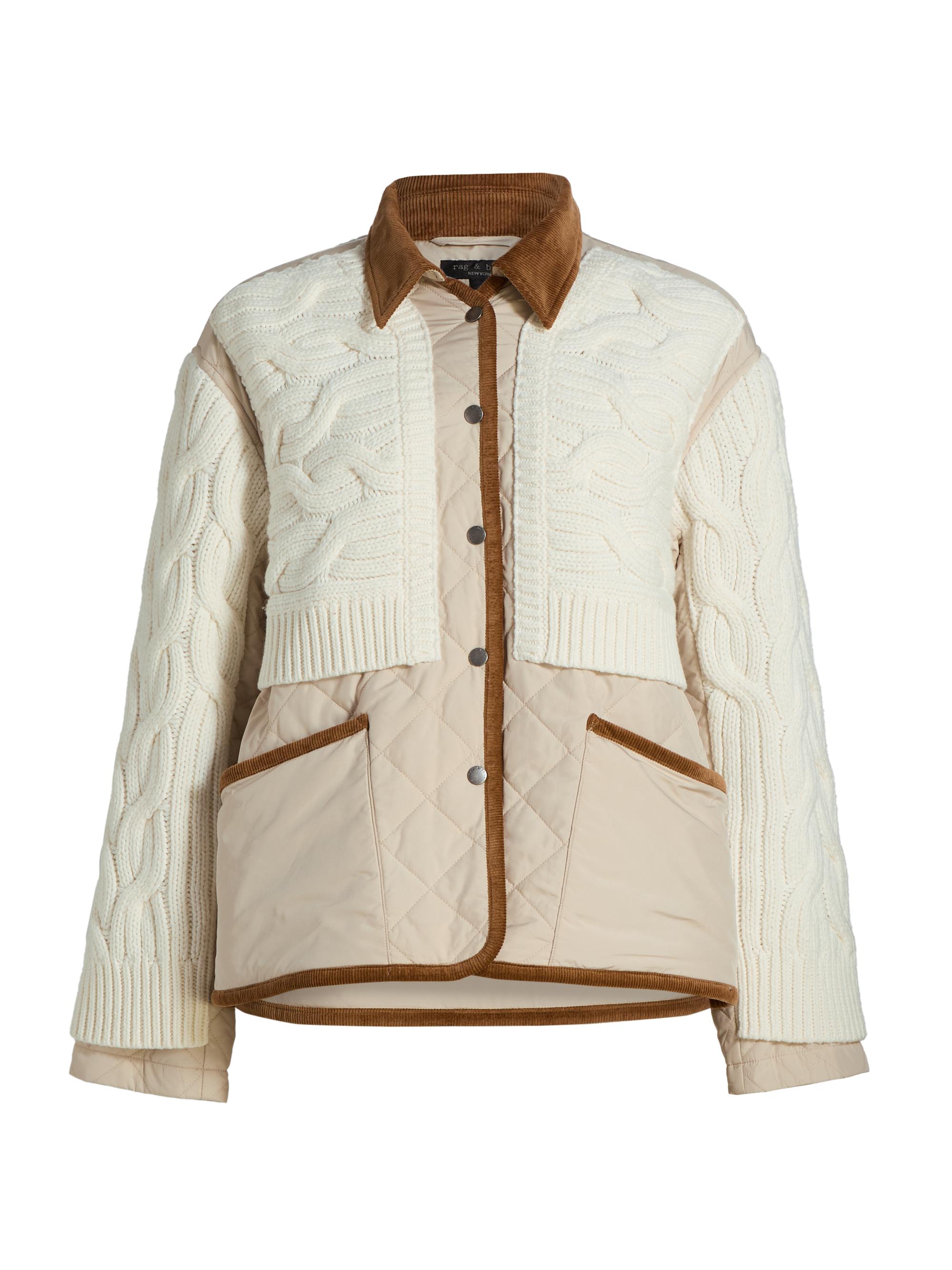 rag & bone Women's Ivy Mixed Media Jacket -