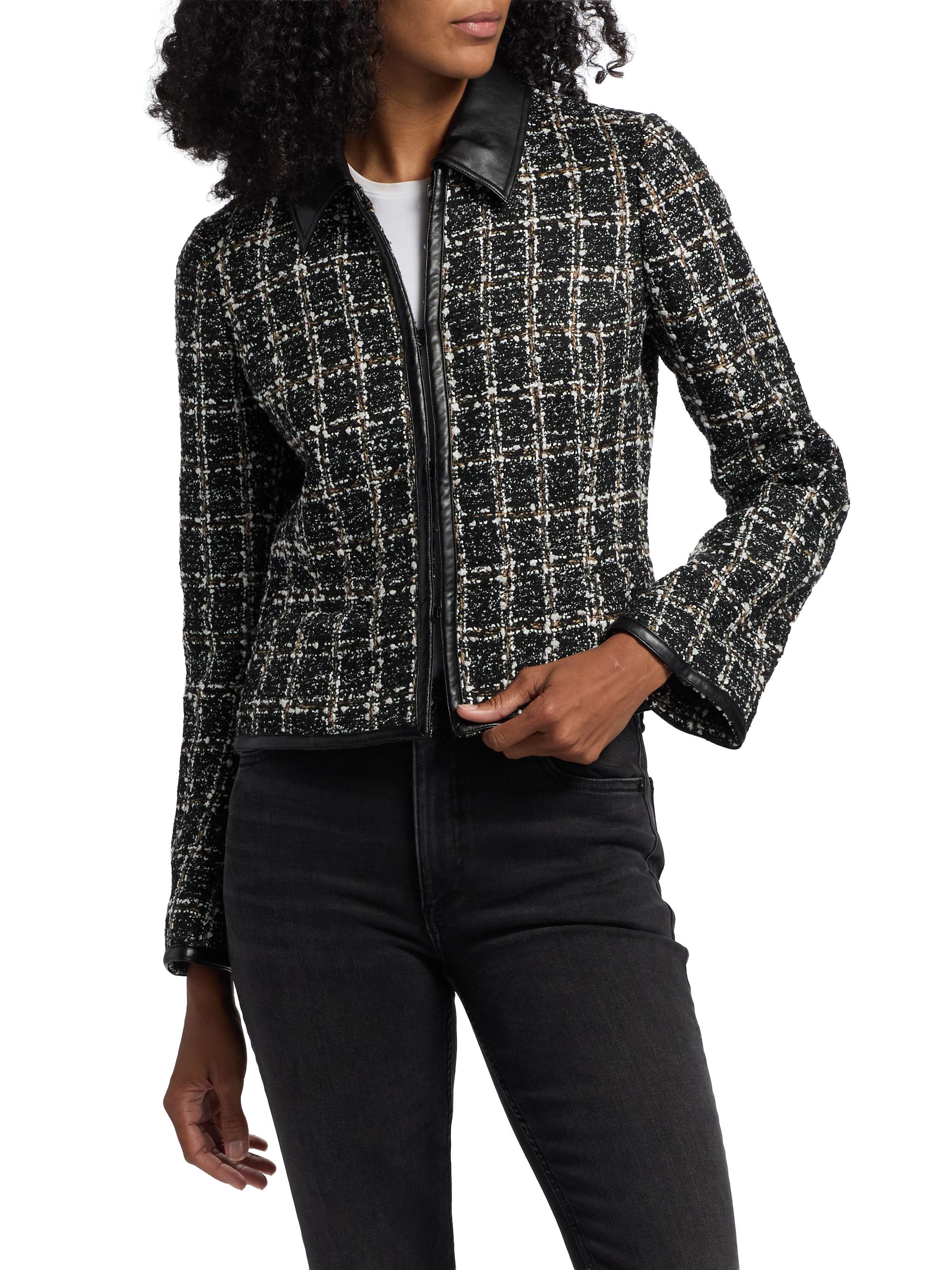 rag & bone Eloise Plaid Zip-Front Blazer | Saks Fifth Avenue