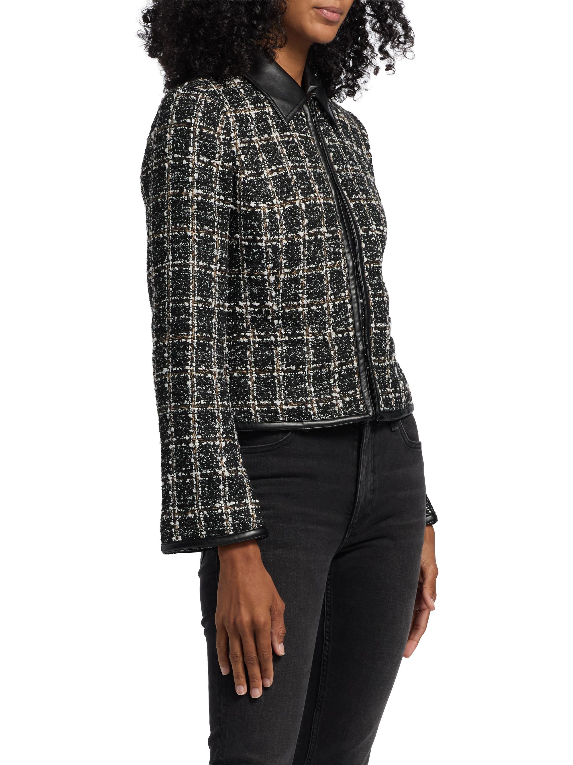 rag & bone Eloise Plaid Zip-Front Blazer | Saks Fifth Avenue