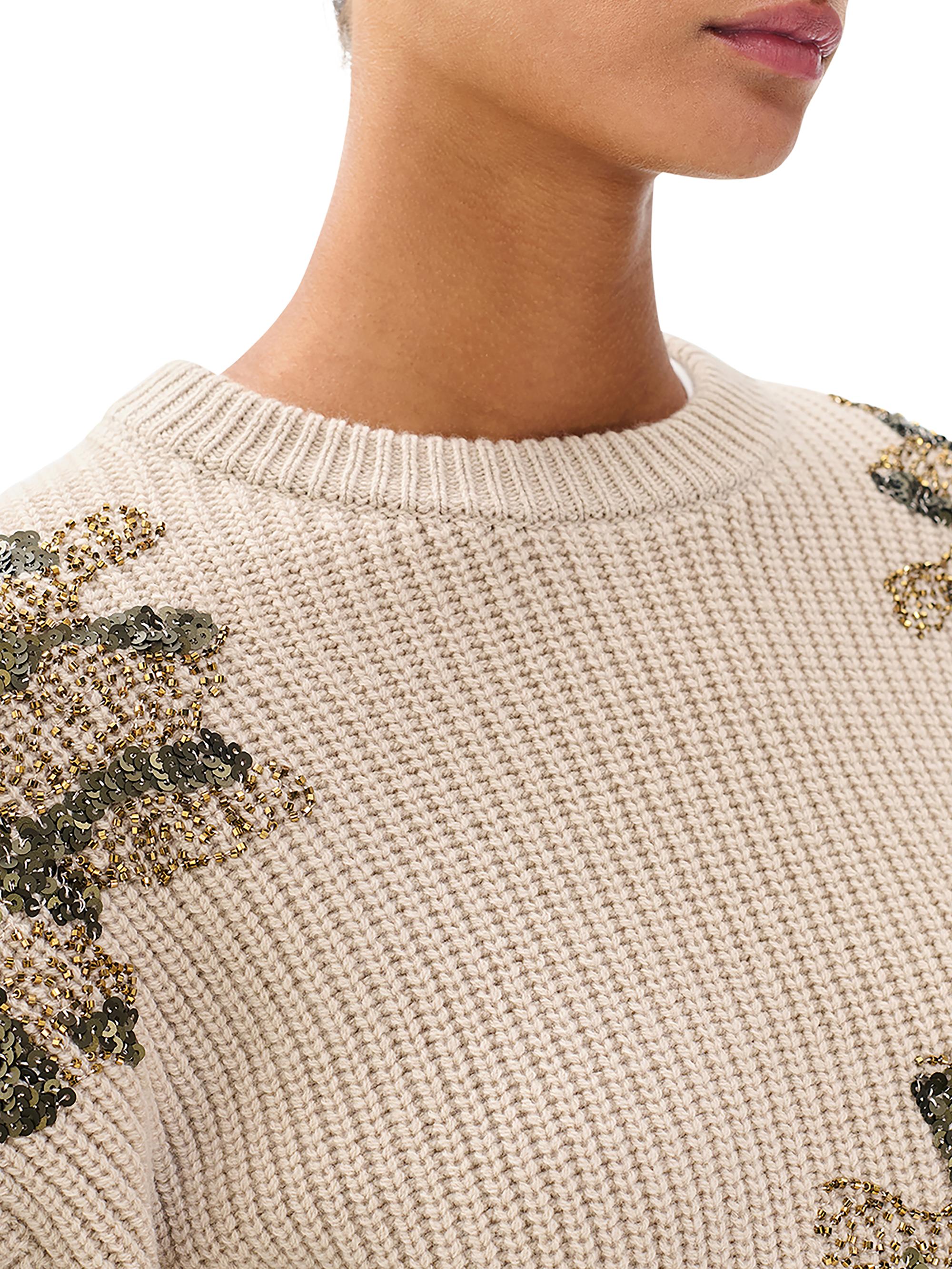 rag & bone Julie Sequined Wool Sweater | Saks Fifth Avenue