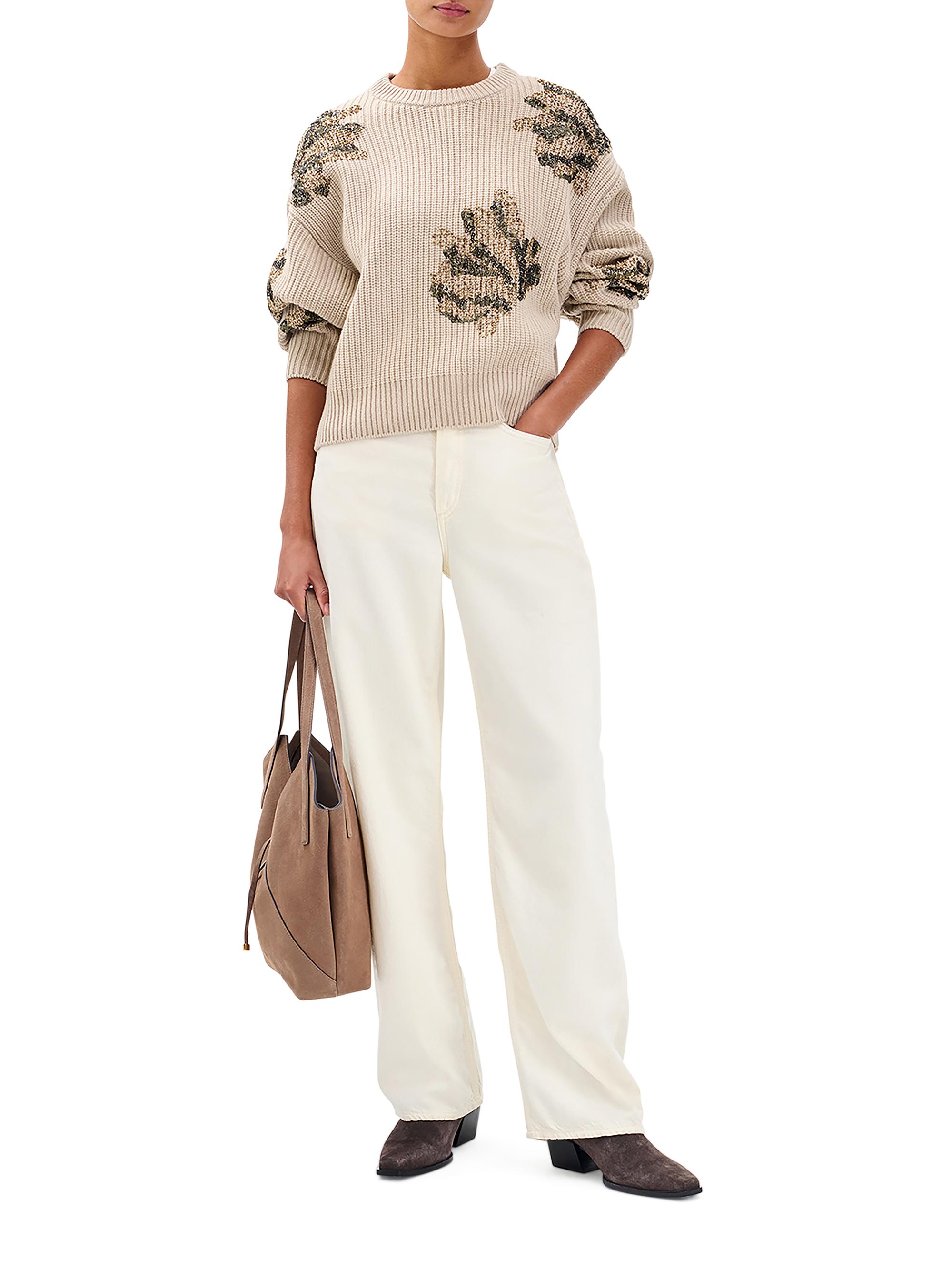 rag & bone Julie Sequined Wool Sweater | Saks Fifth Avenue