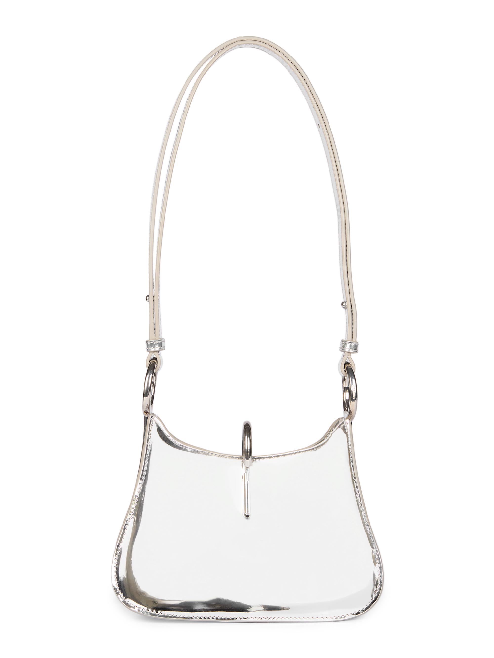 Rabanne Women's  Ring Leather Shoulder Bag - Silver