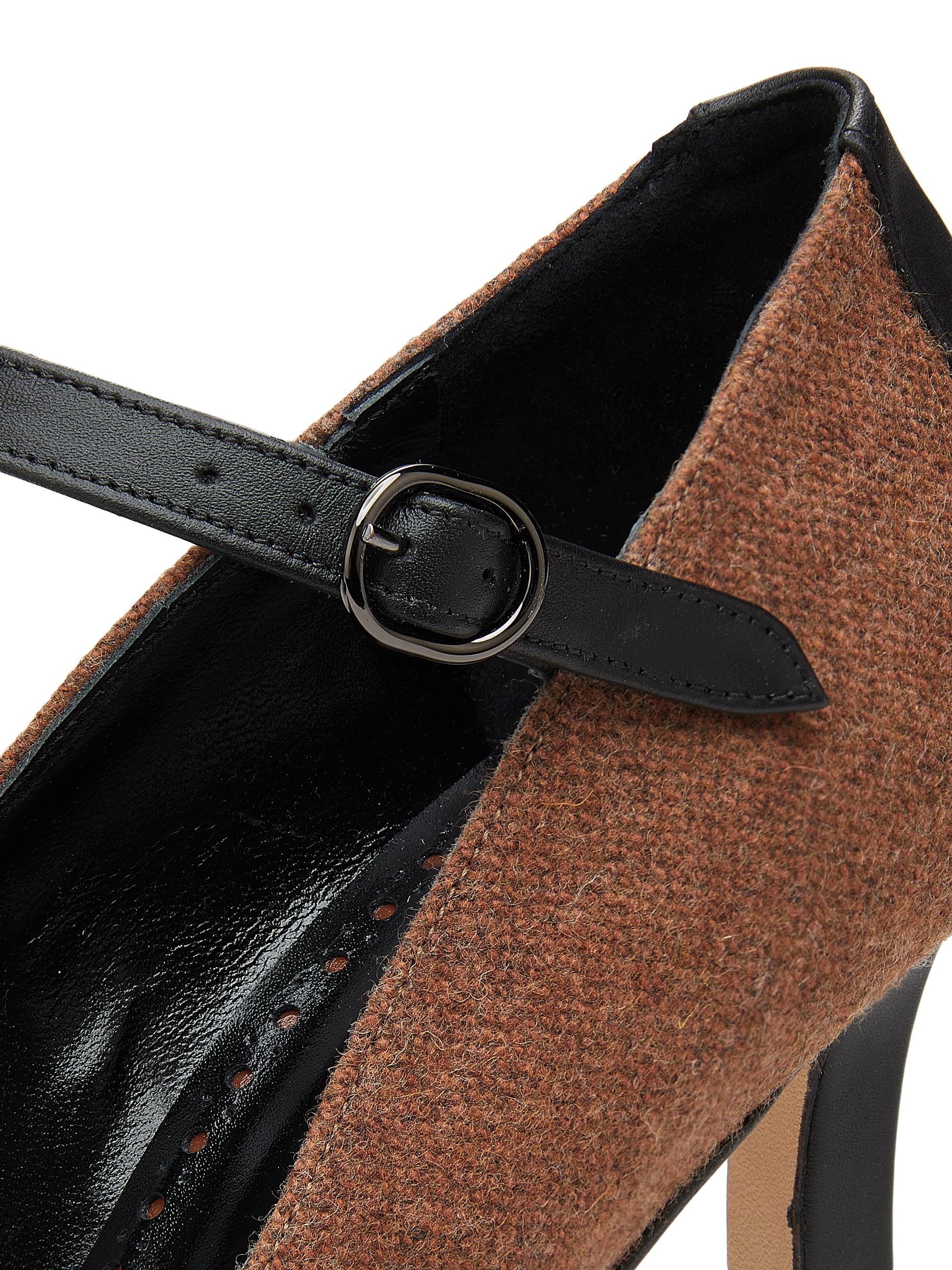 Manolo Blahnik Semele Wool-Blend Cap-Toe Pumps | Saks Fifth Avenue