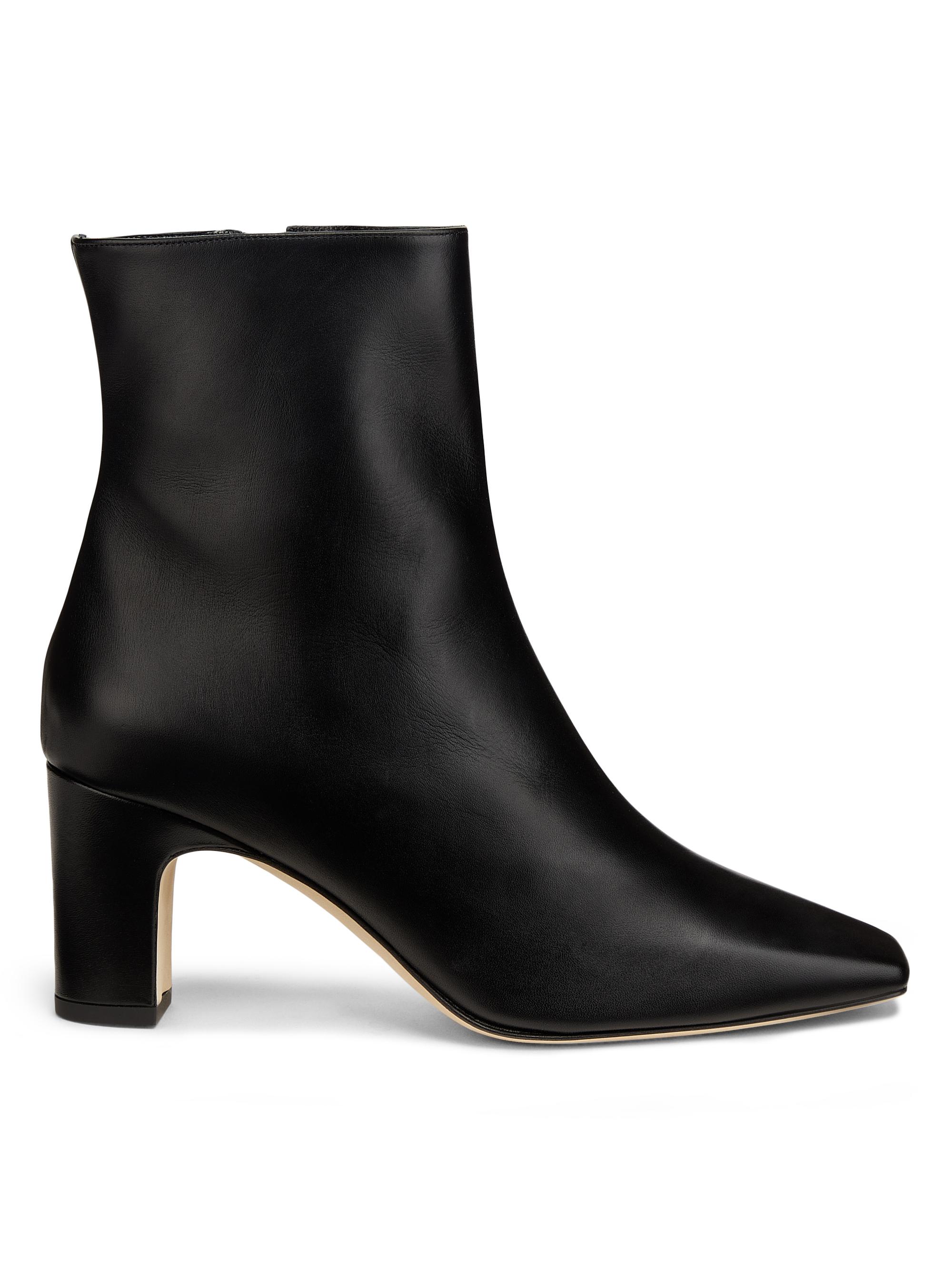 Manolo Blahnik Ofaralo Leather Ankle Boots | Saks Fifth Avenue