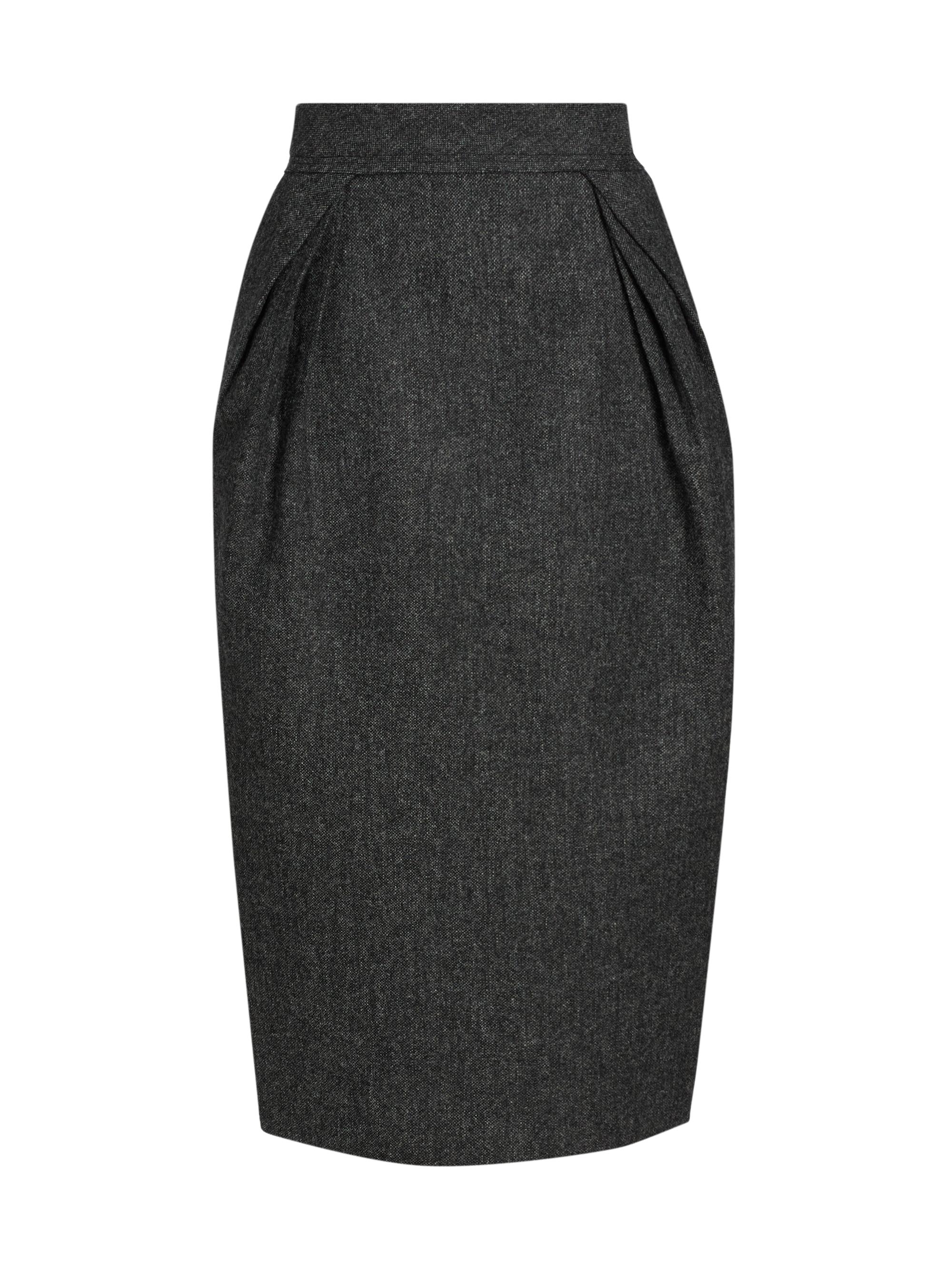 Brandon Maxwell Isobel Draped Pencil Skirt | Saks Fifth Avenue
