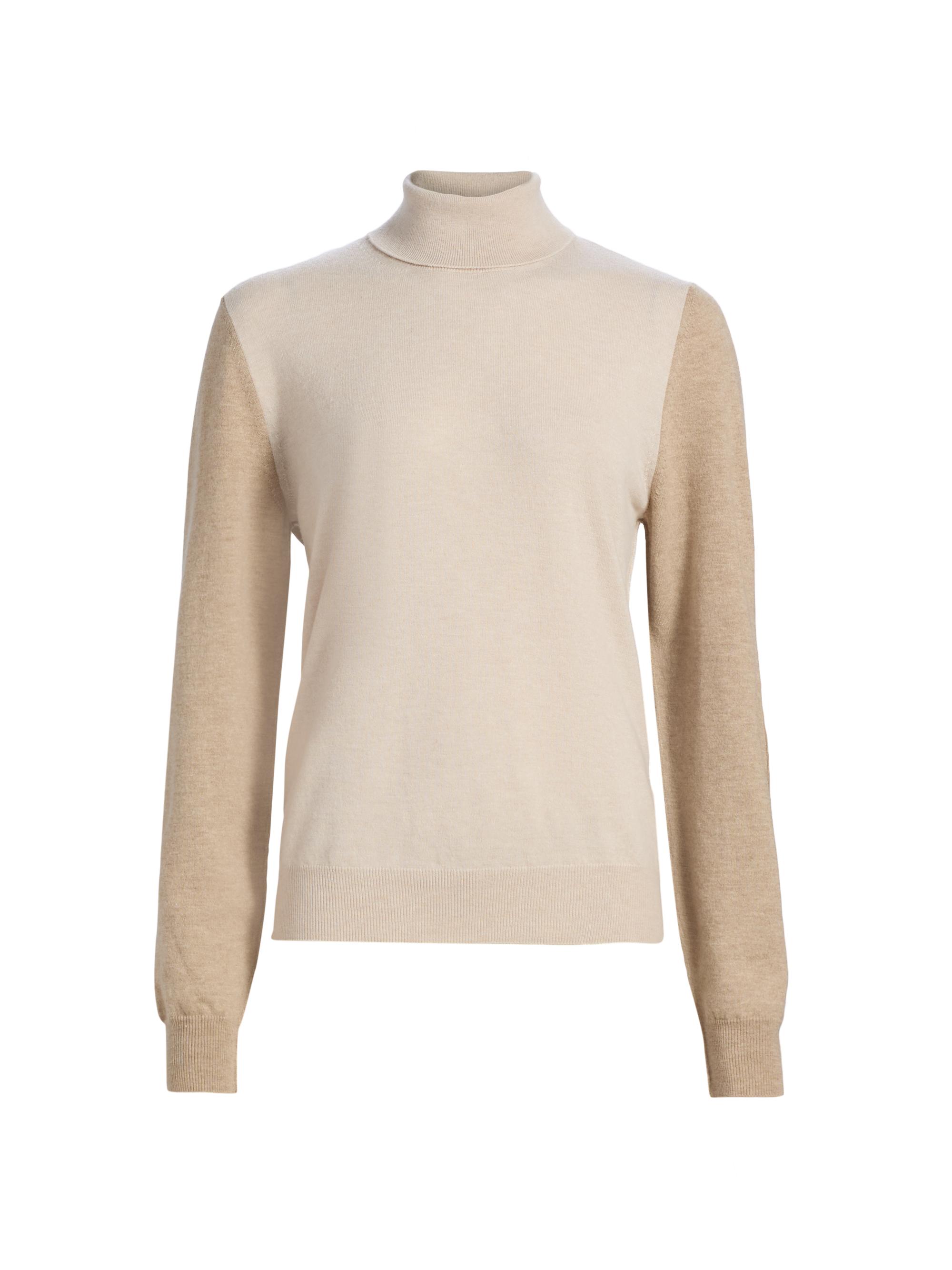 トップス Maison Margiela paneled wool sweater 0400023128973_BEIGECAMEL?wid=